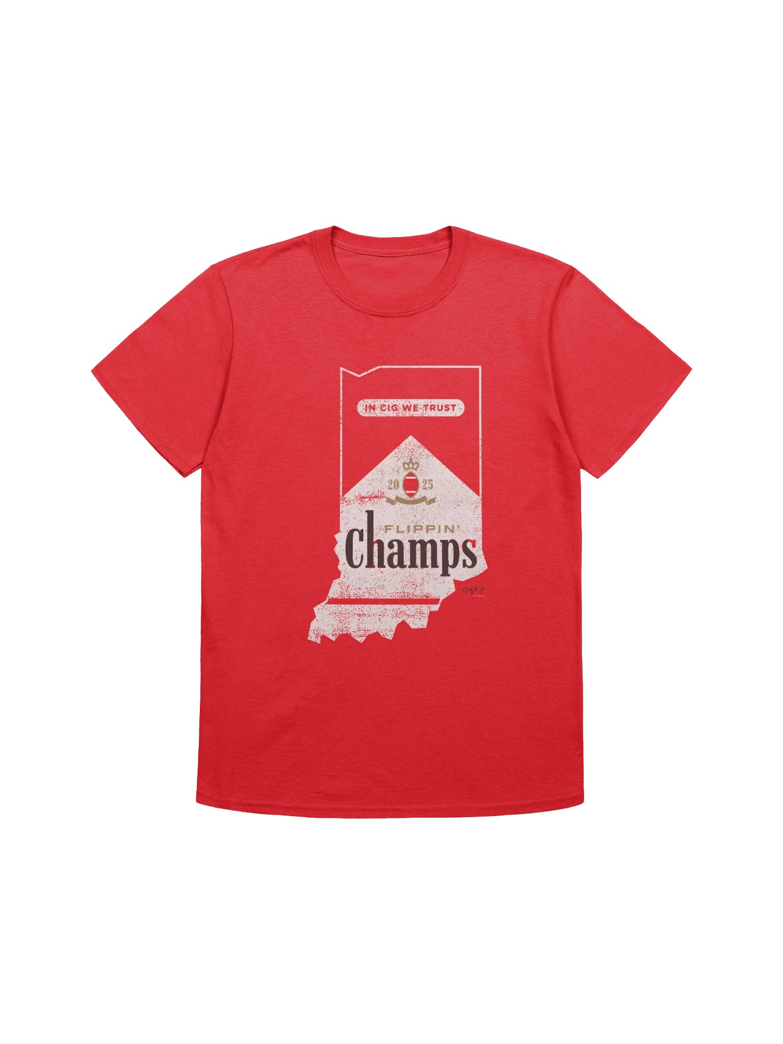 Flippin Champs Indiana College In Cig We Trust 2025 Shirt product image (1)