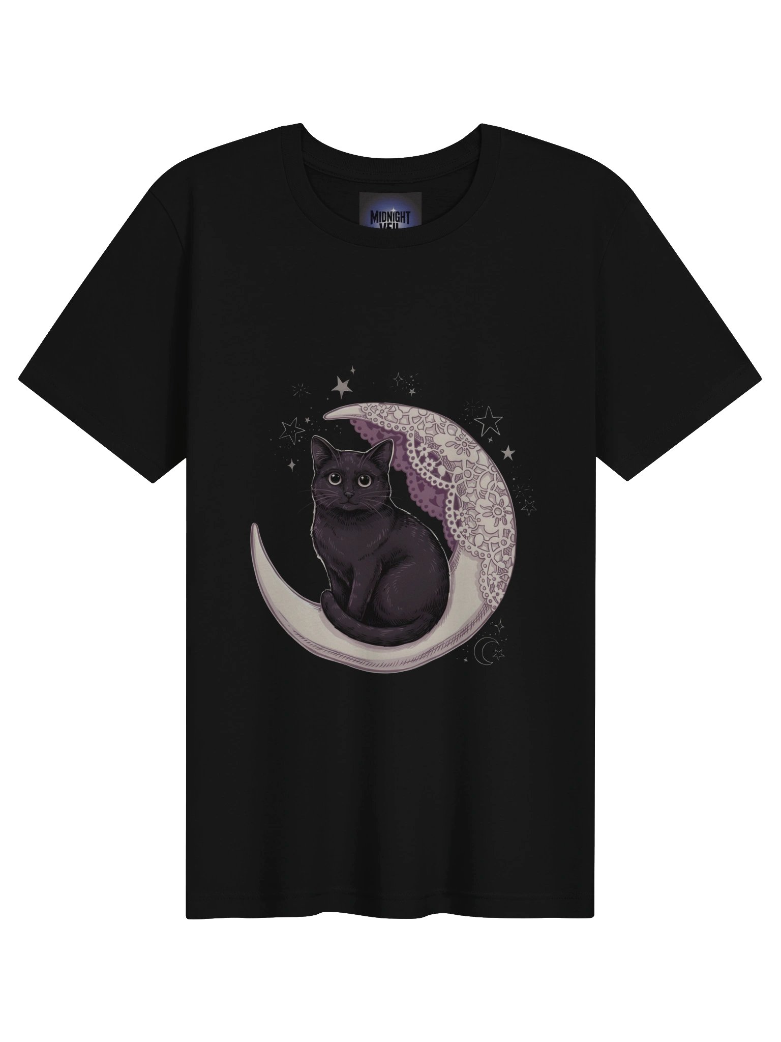 Celestial Cat Moon Tee product image (2)