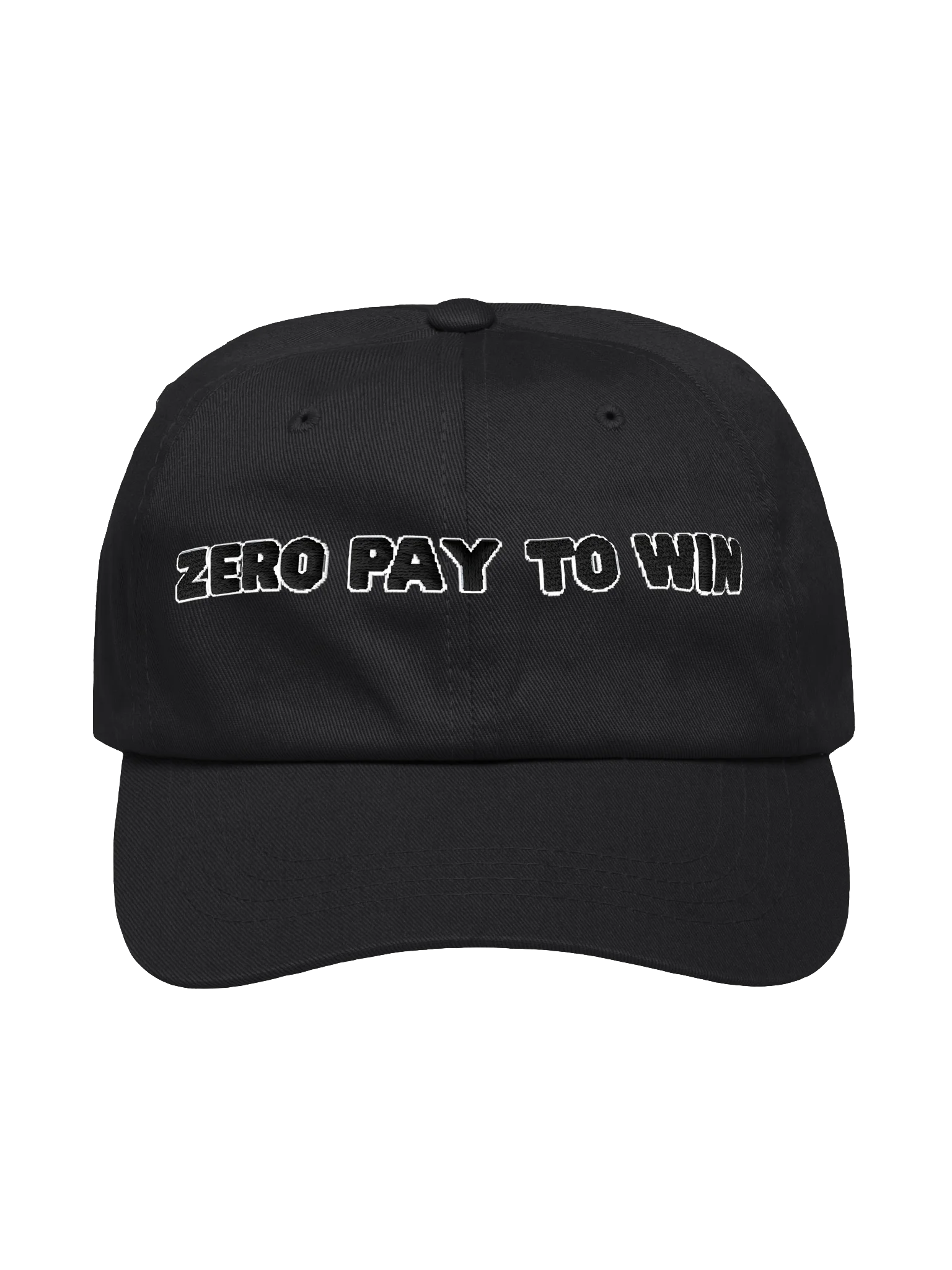Zero Pay to Win Dad Hat product image (1)