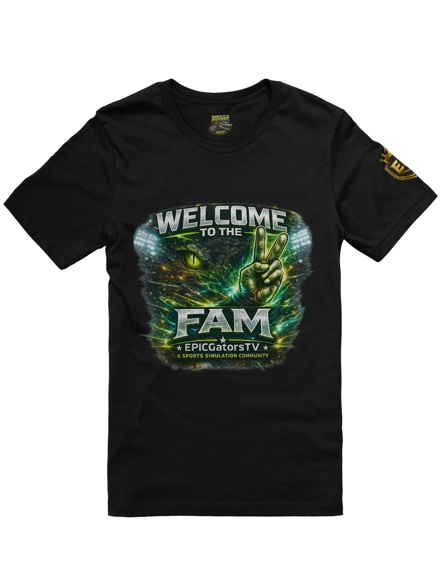 EPICGatorsTV “Welcome to the Fam” Shirt | Founders Community Drop | Sports Simulation Fan Tee product image (2)