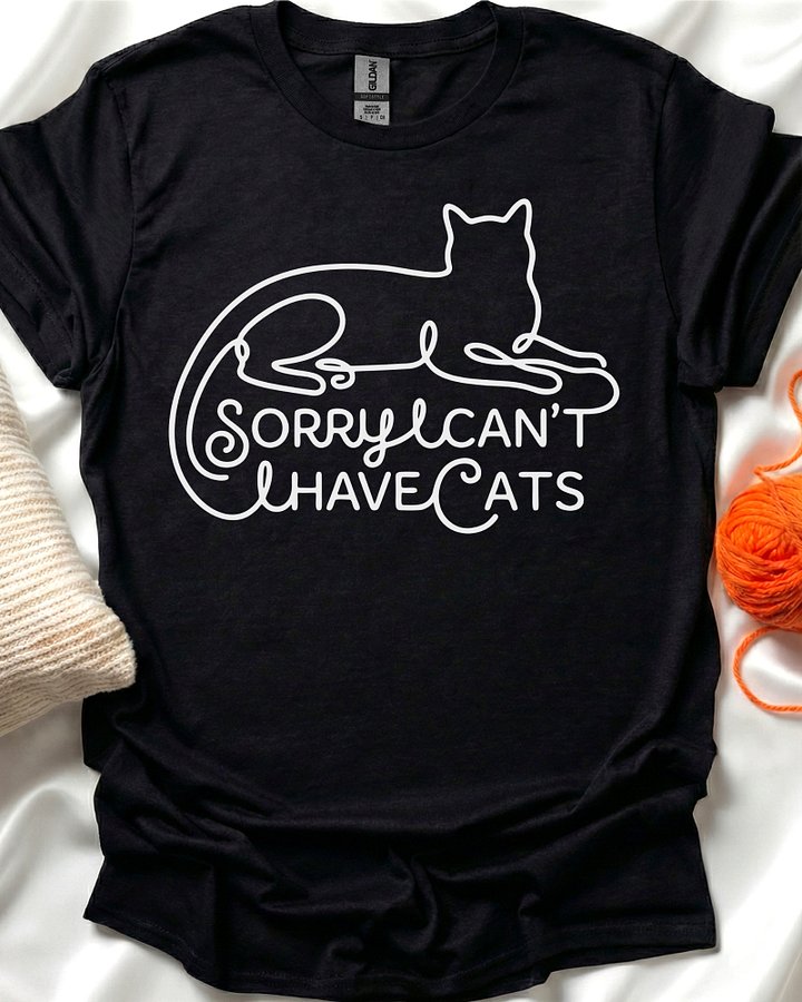 Sorry I Have Cats T-Shirt product image (1)