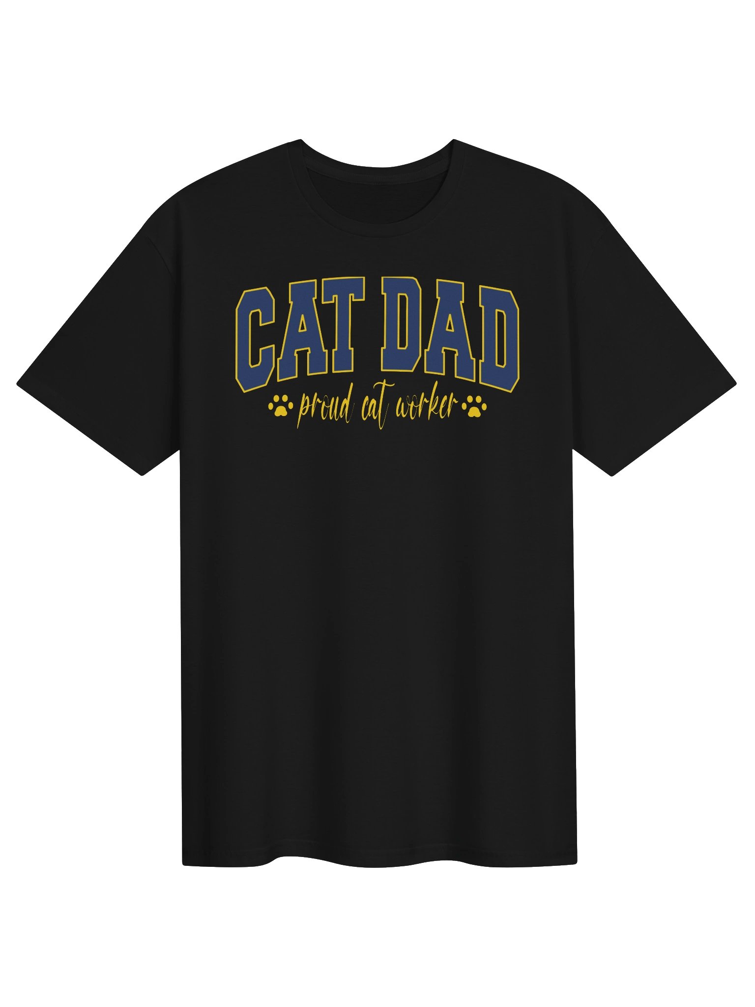 Cat Dad (proud cat worker) - Unisex Adult Super Soft Lightweight T-shirt product image (1)