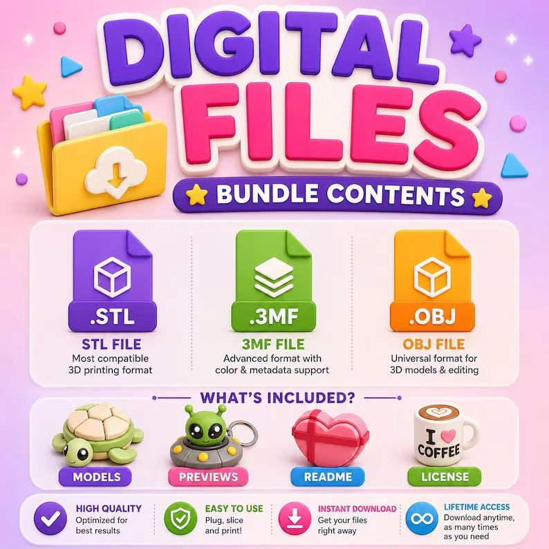 600+ Fidget Clicker STL Bundle product image (2)