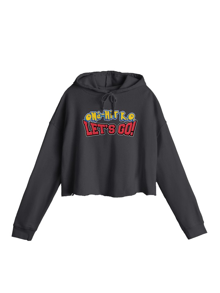 One-Hit K.O. Let's Go! - Independent Trading Co. Women’s Lightweight Cropped Hoodie product image (2)