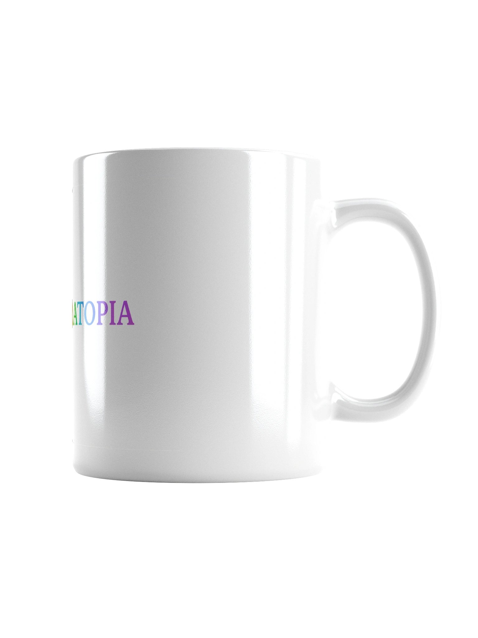 Rainbow Tree Logo White Glossy Mug product image (2)