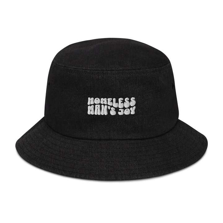 Homeless Man's Joy ( White Denim Bucket Hat) product image (1)