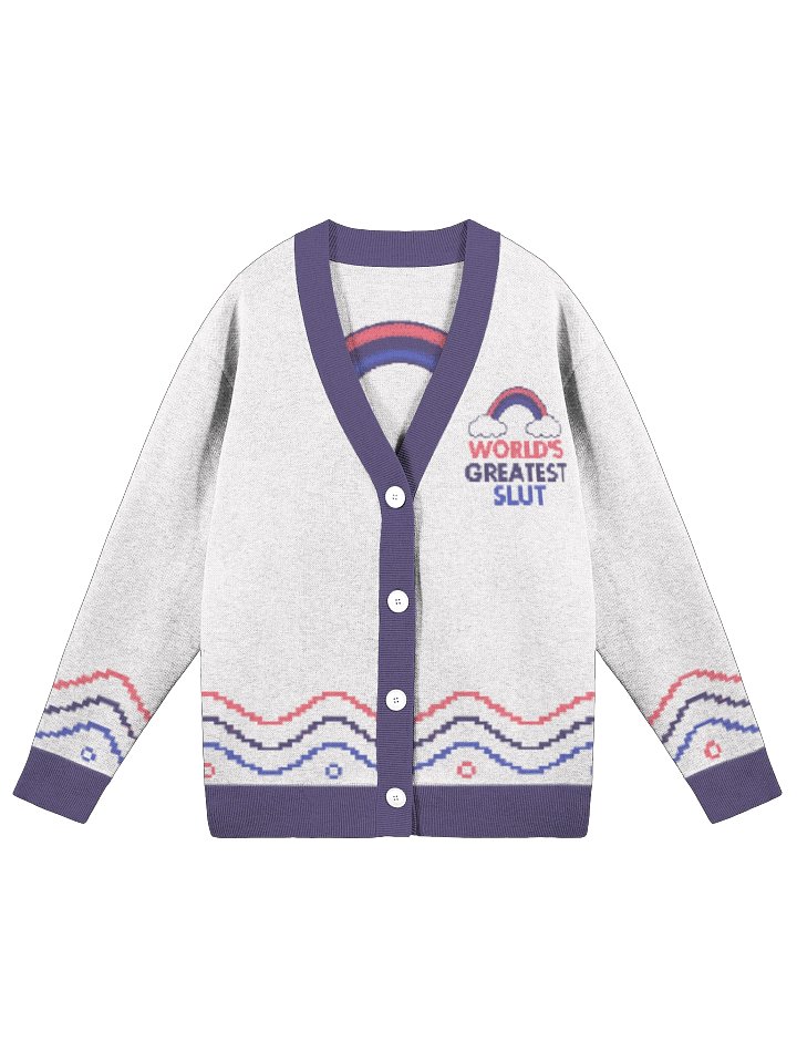 World's Greatest Slut purple variant cardigan product image (1)