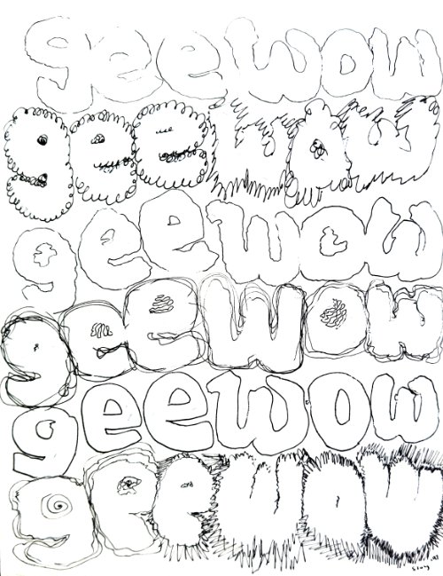 Gee Wow Print product image (1)