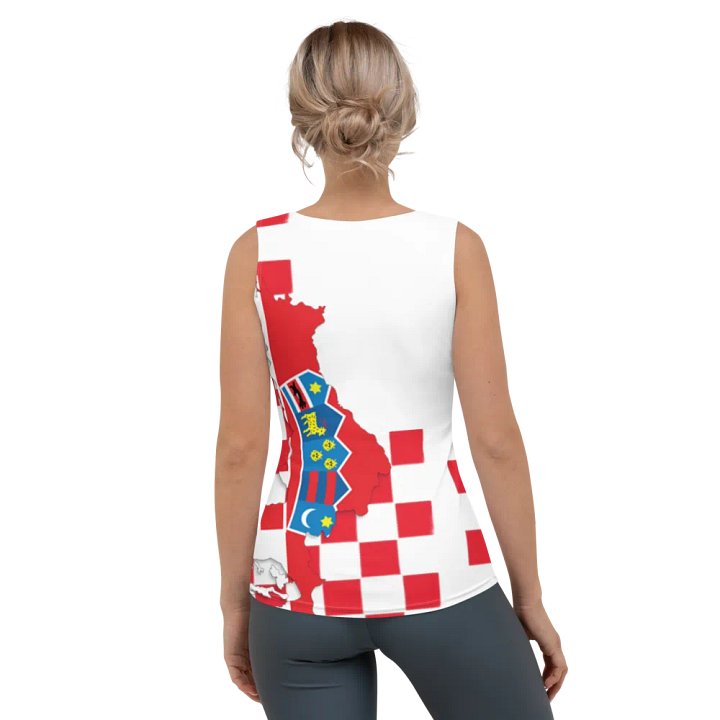 Croatian Pride All-Over Women's Tank Top product image (2)