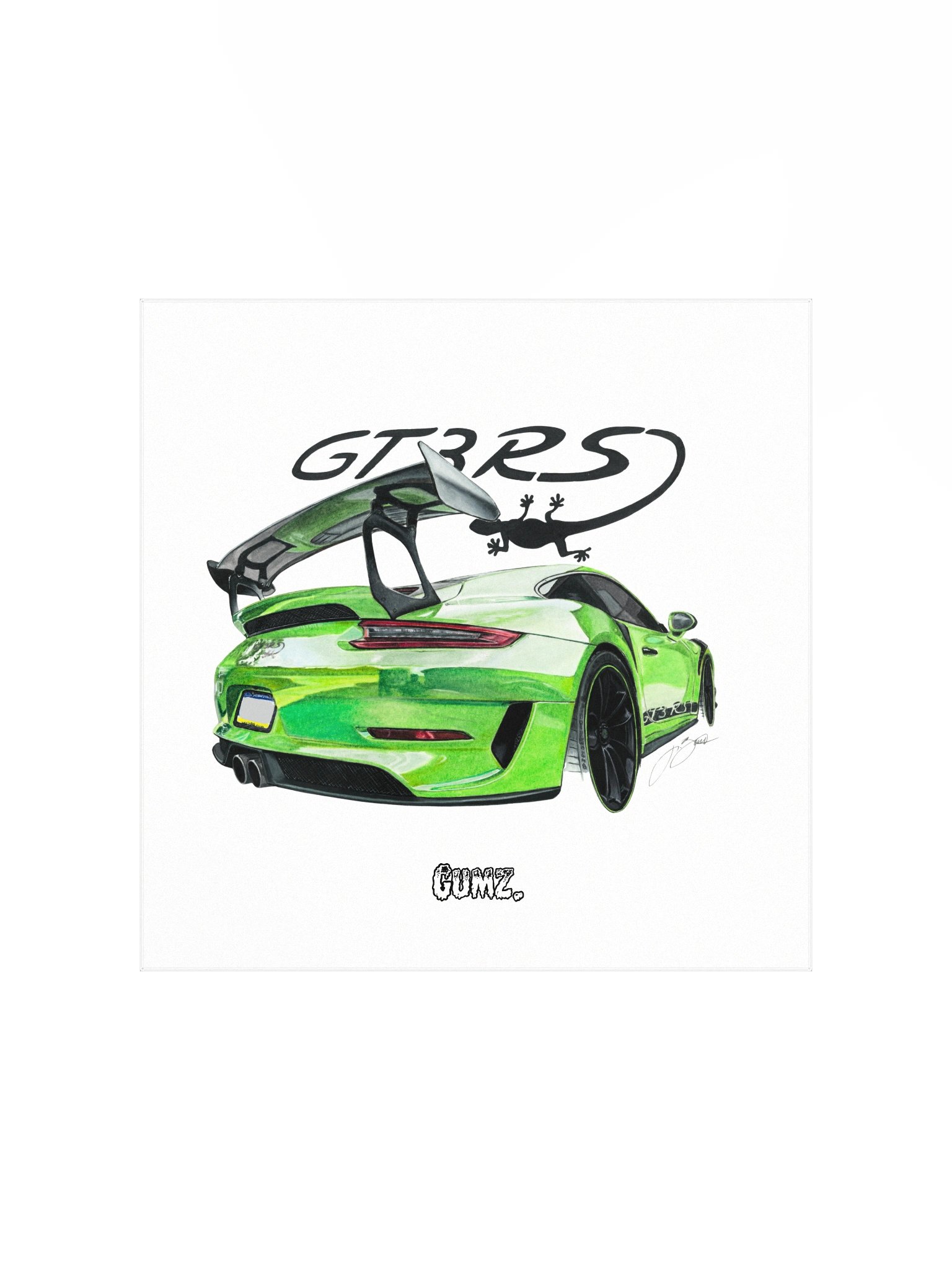 Green Lizard Print product image (4)
