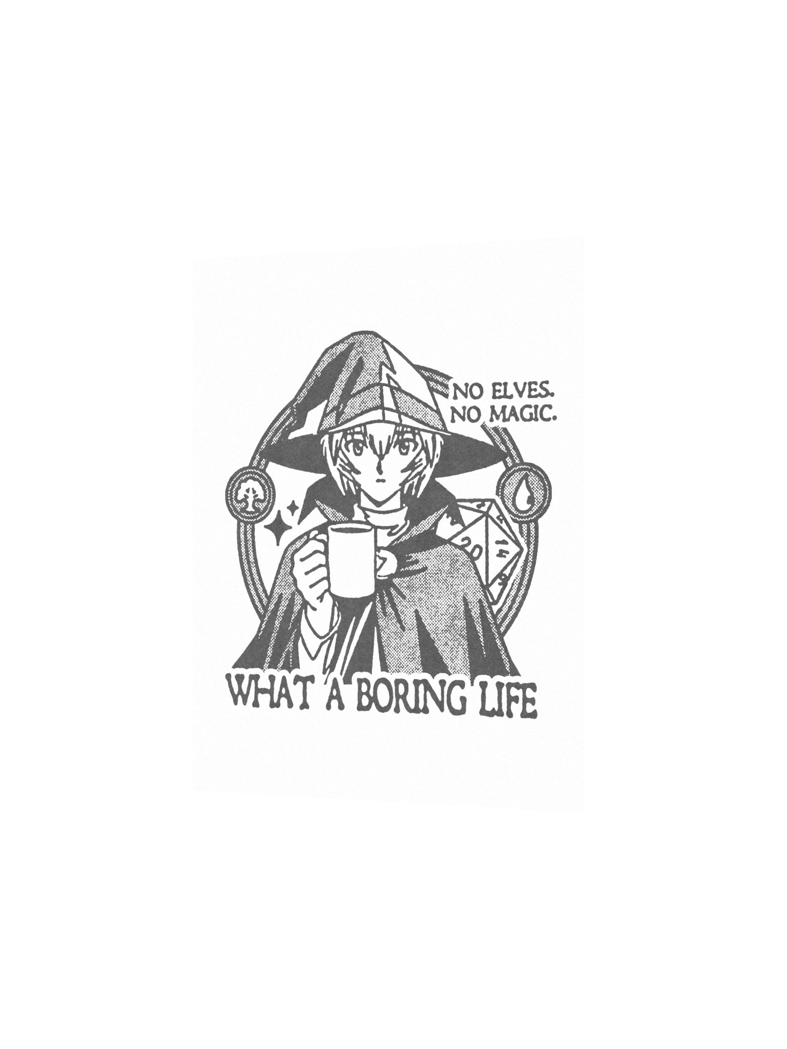 NO MAGIC ! Art Print. product image (2)