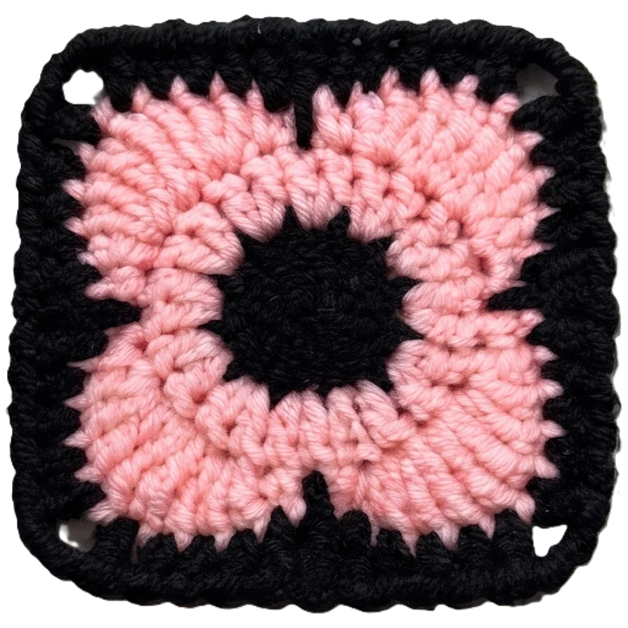 4-Petal Flower Granny Square product image (1)