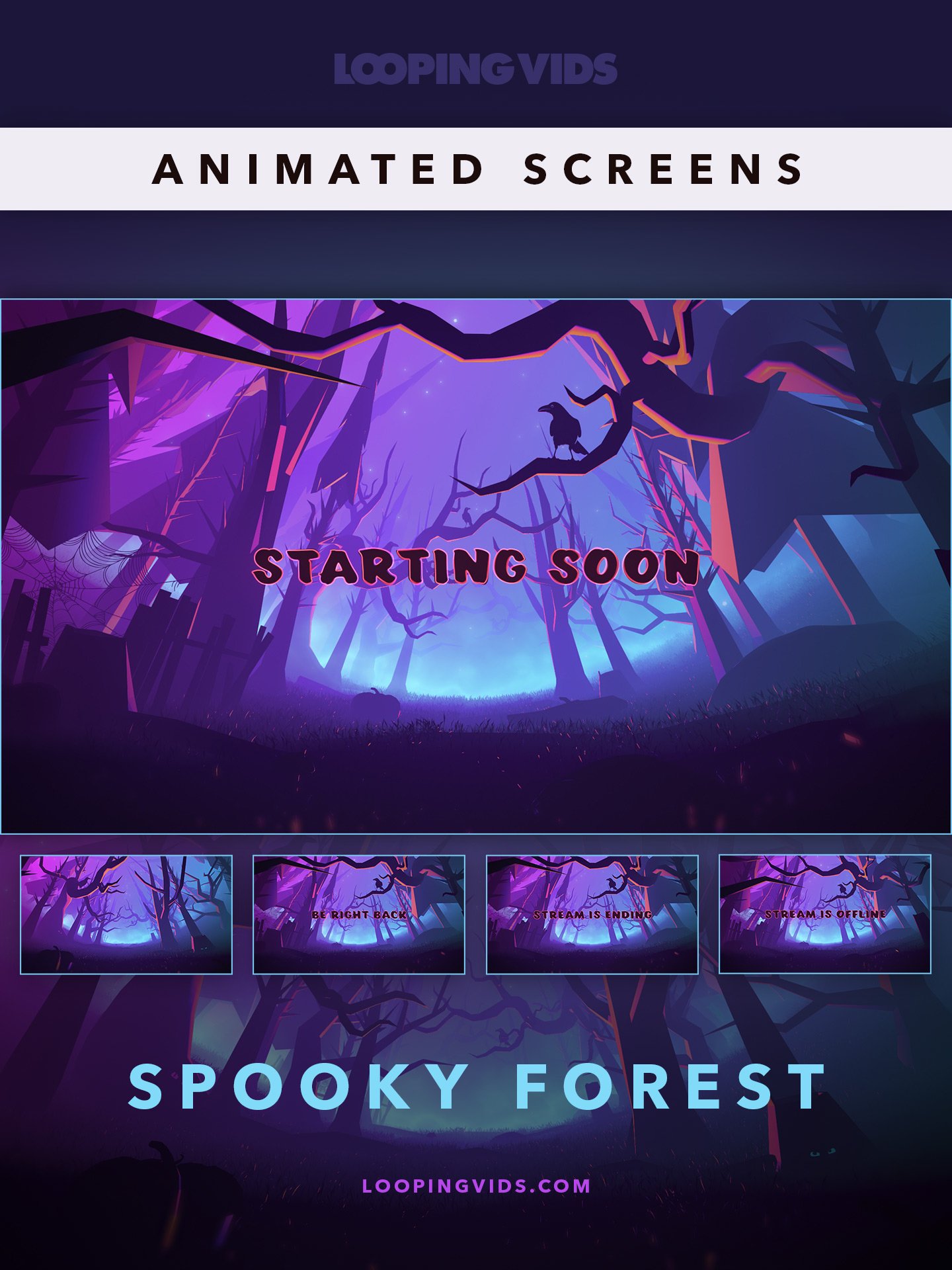Spooky Forest Screens product image (1)