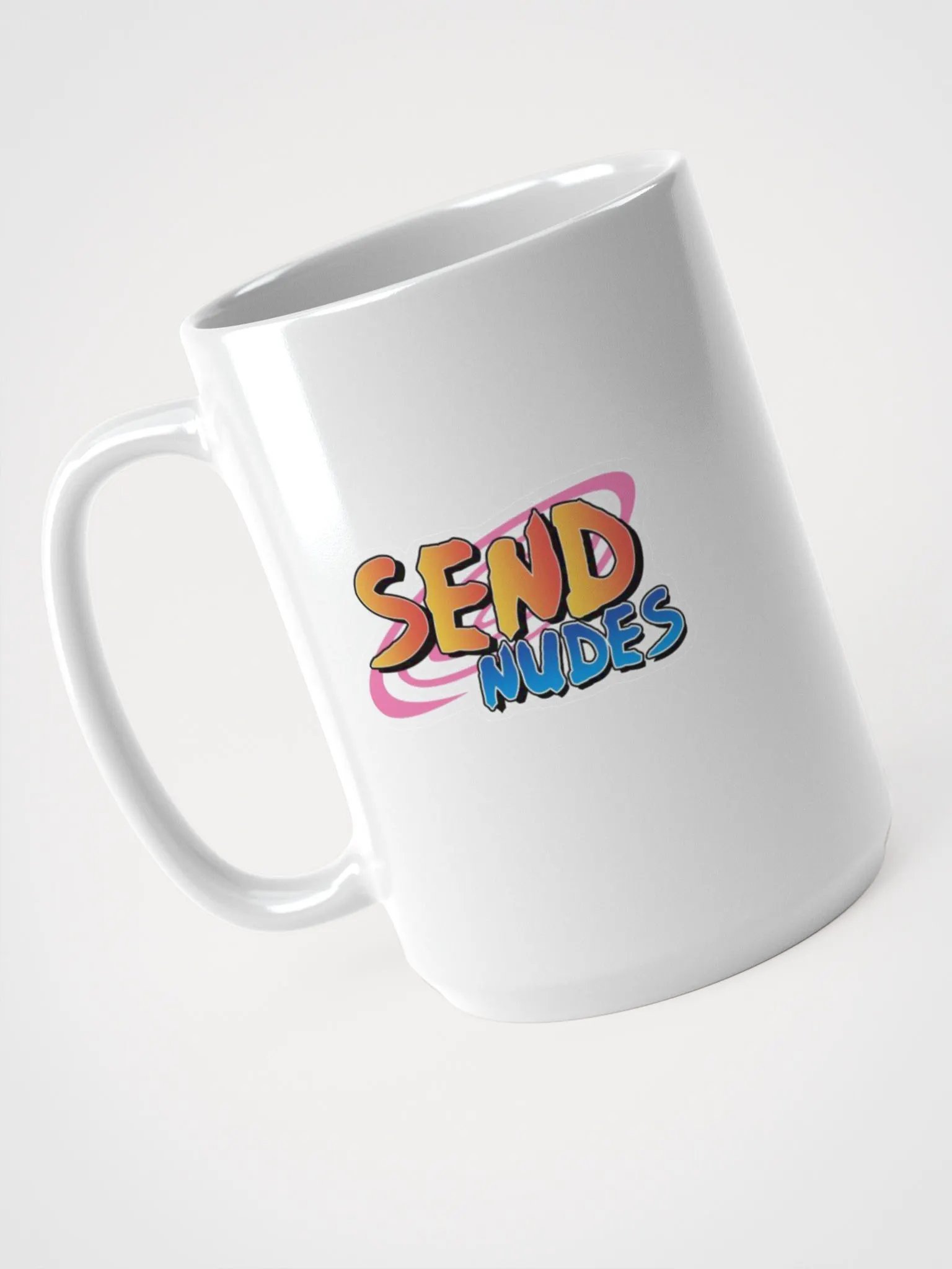 Naruto Logo Mug 'SEND NUDES' product image (1)