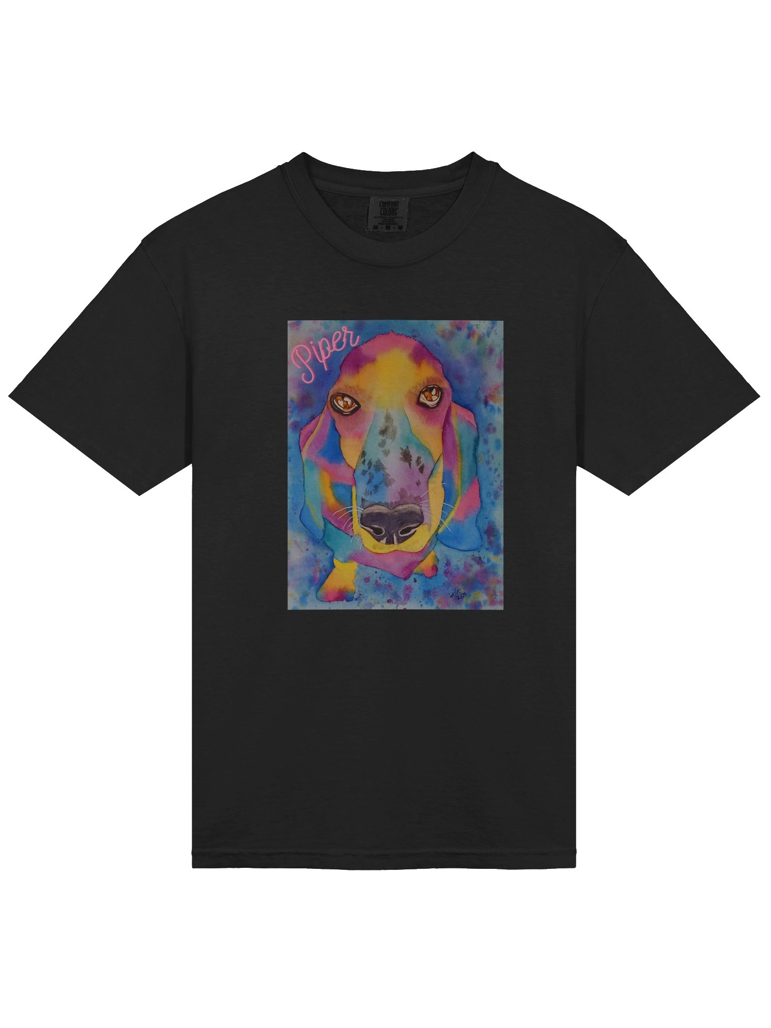 Vibrant Piper Portrait Tee product image (3)