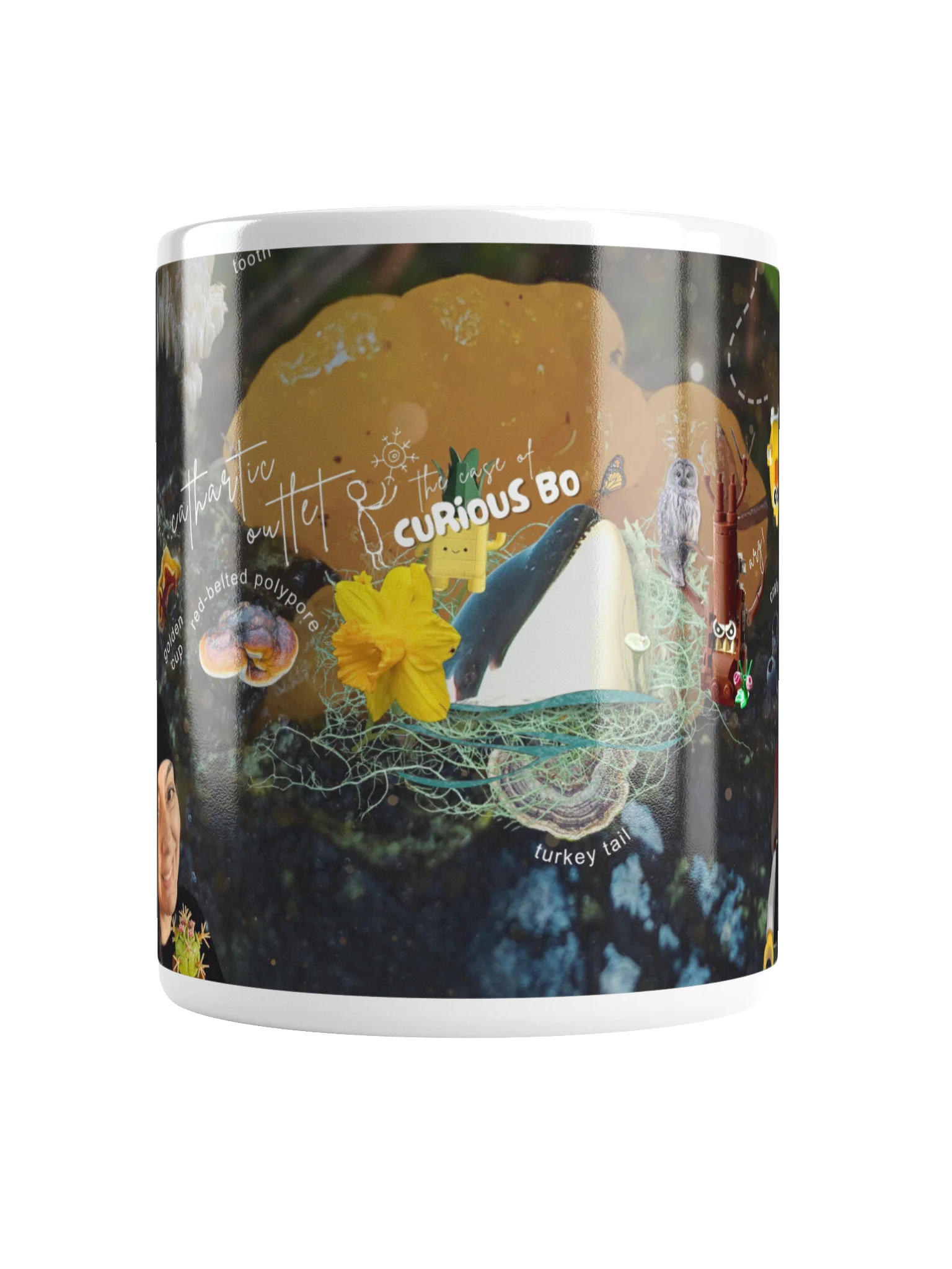 Curious Bo Banner Mug product image (2)