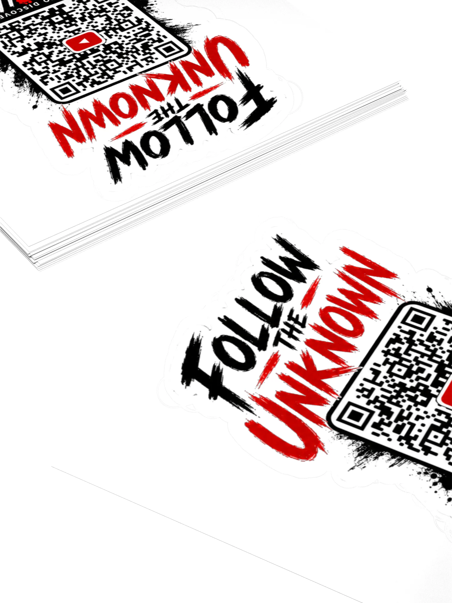 Follow the Unknown QR Code Sticker | Mysteries Unknown Podcast Sticker product image (12)