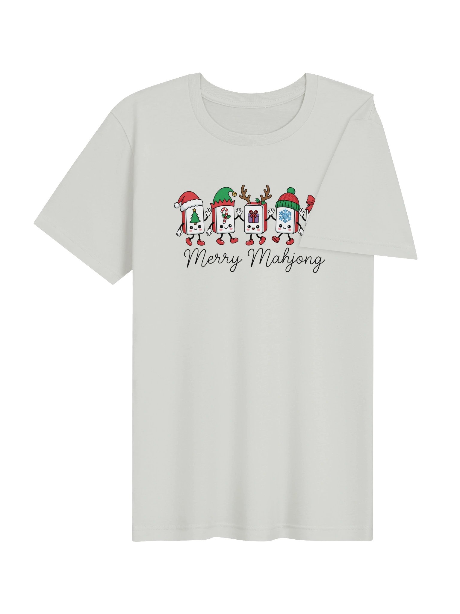 Merry Mahjong Christmas T-Shirt | Holiday Mahjong Tee product image (71)
