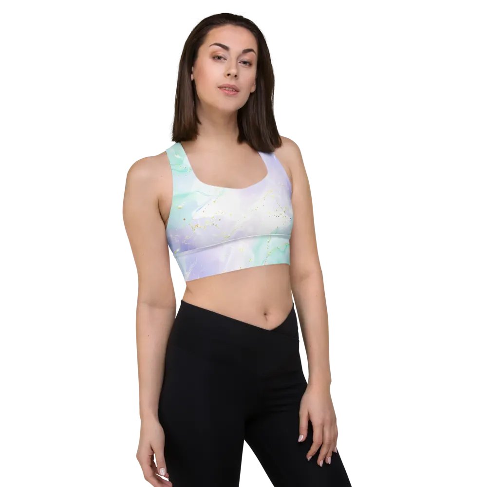 Ethereal Elegance Longline Sports Bra product image (5)