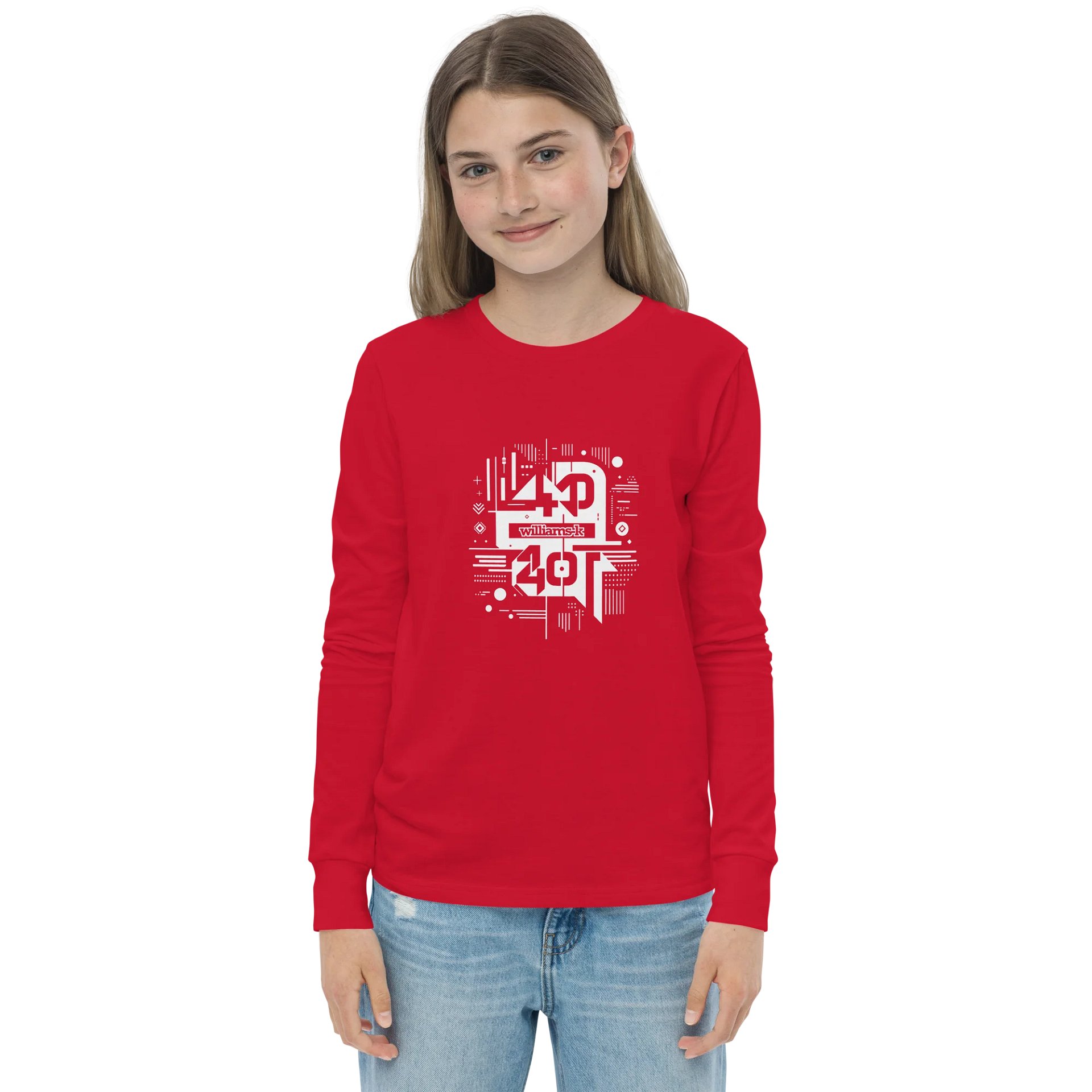 404 Status Collection Youth Long Sleeve T-Shirt product image (1)