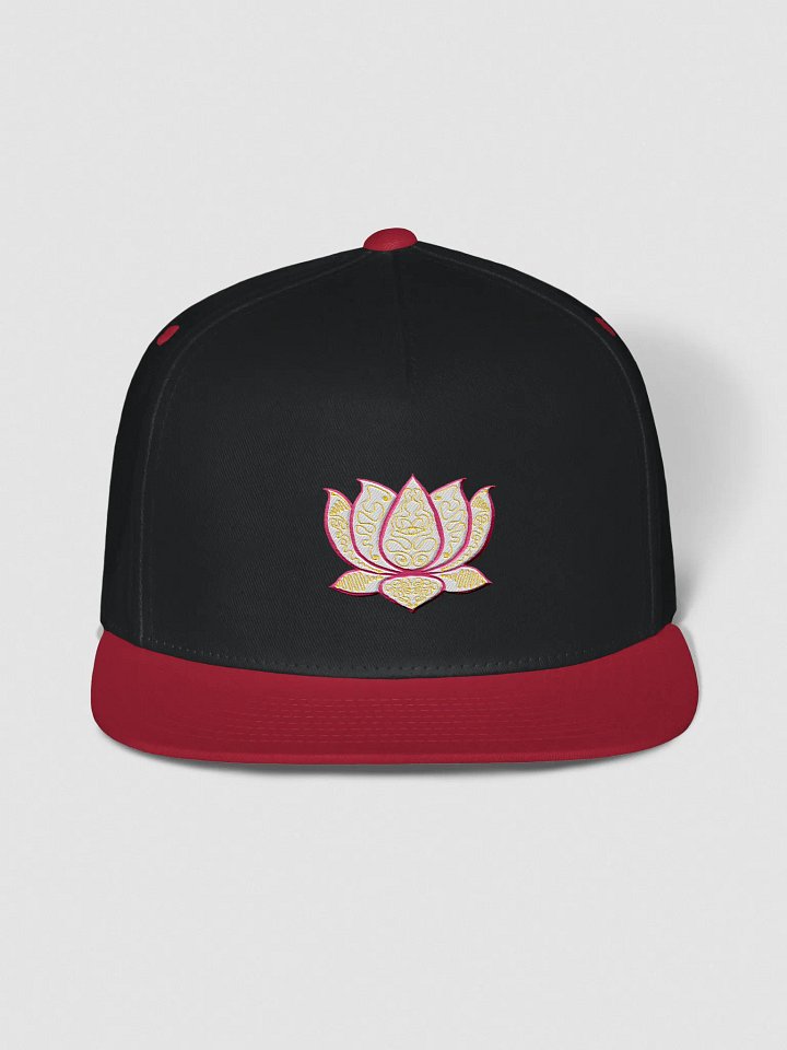 Golden Lotus Snapback Cap product image (1)