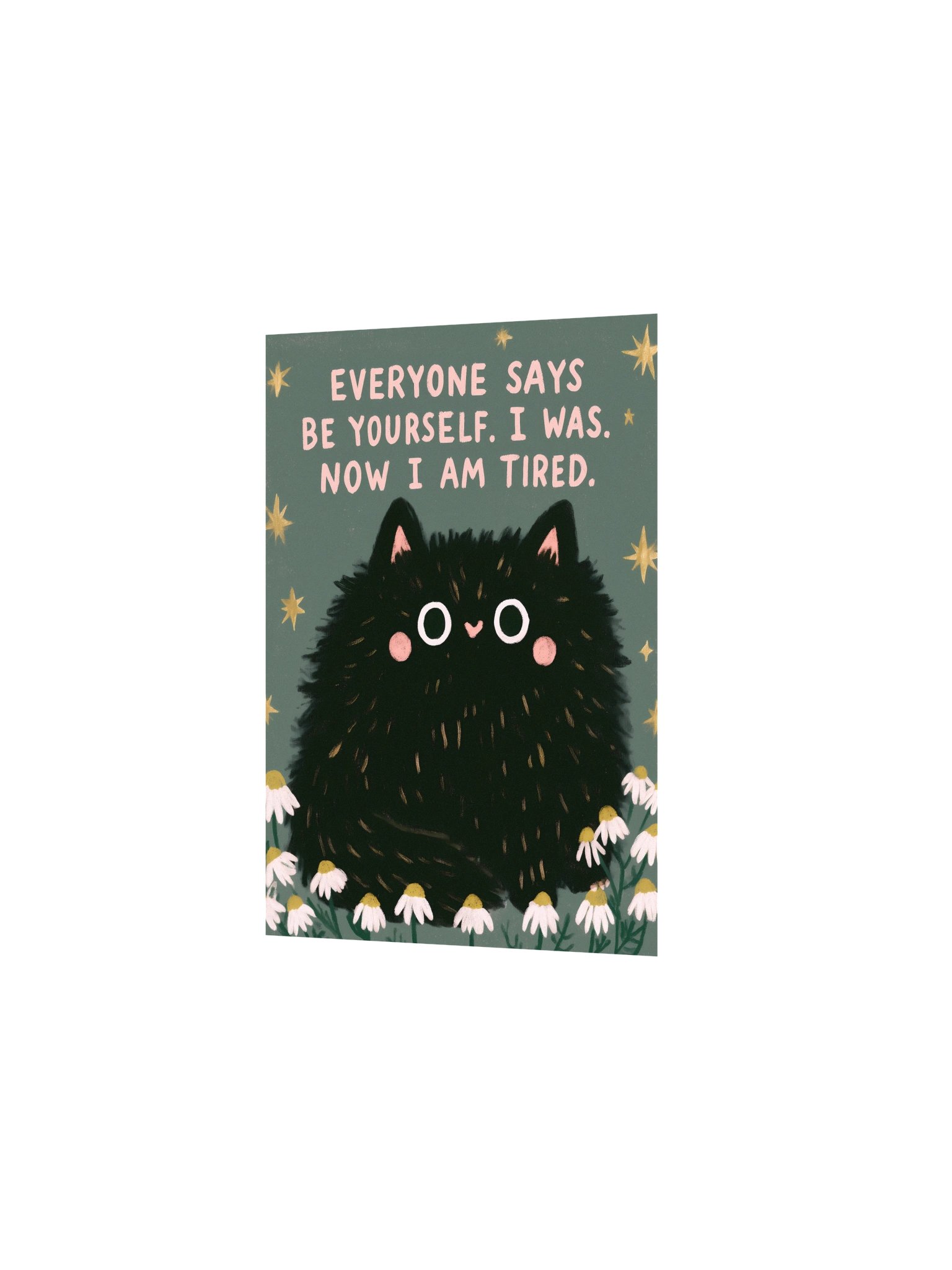 Be Yourself, Then Rest Cat Poster product image (12)