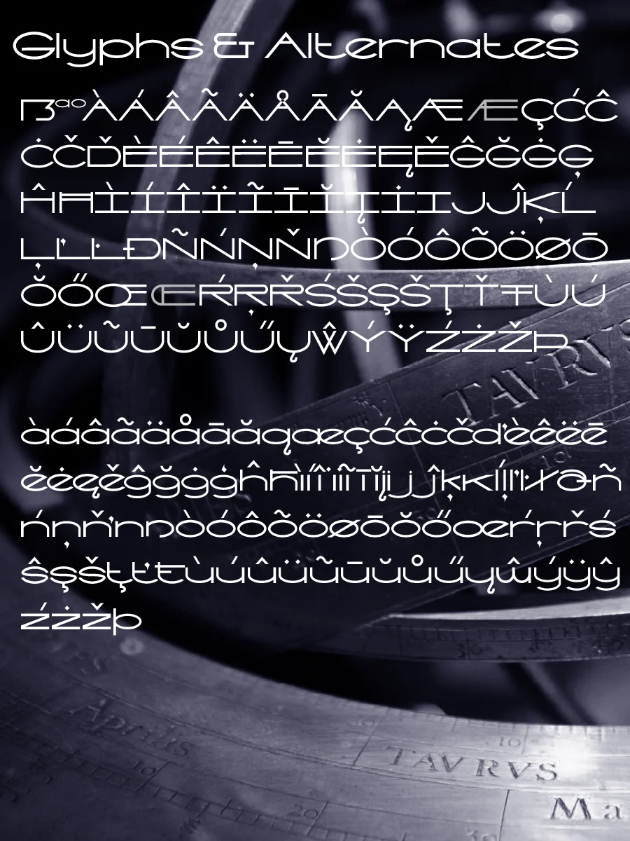 Armillary font product image (4)