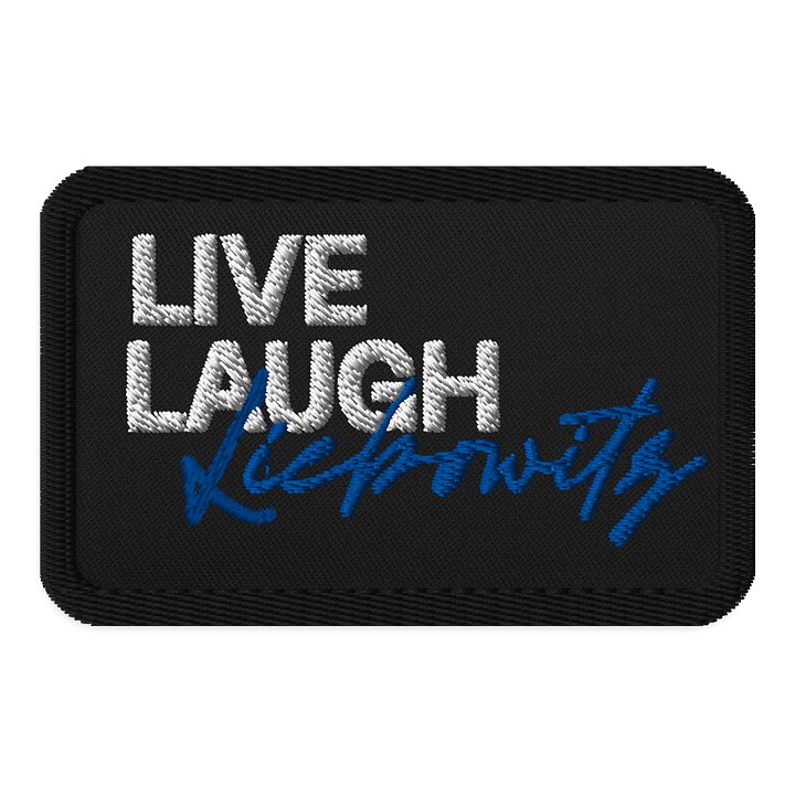 Live Laugh Liebowitz Embroidered Patch product image (1)