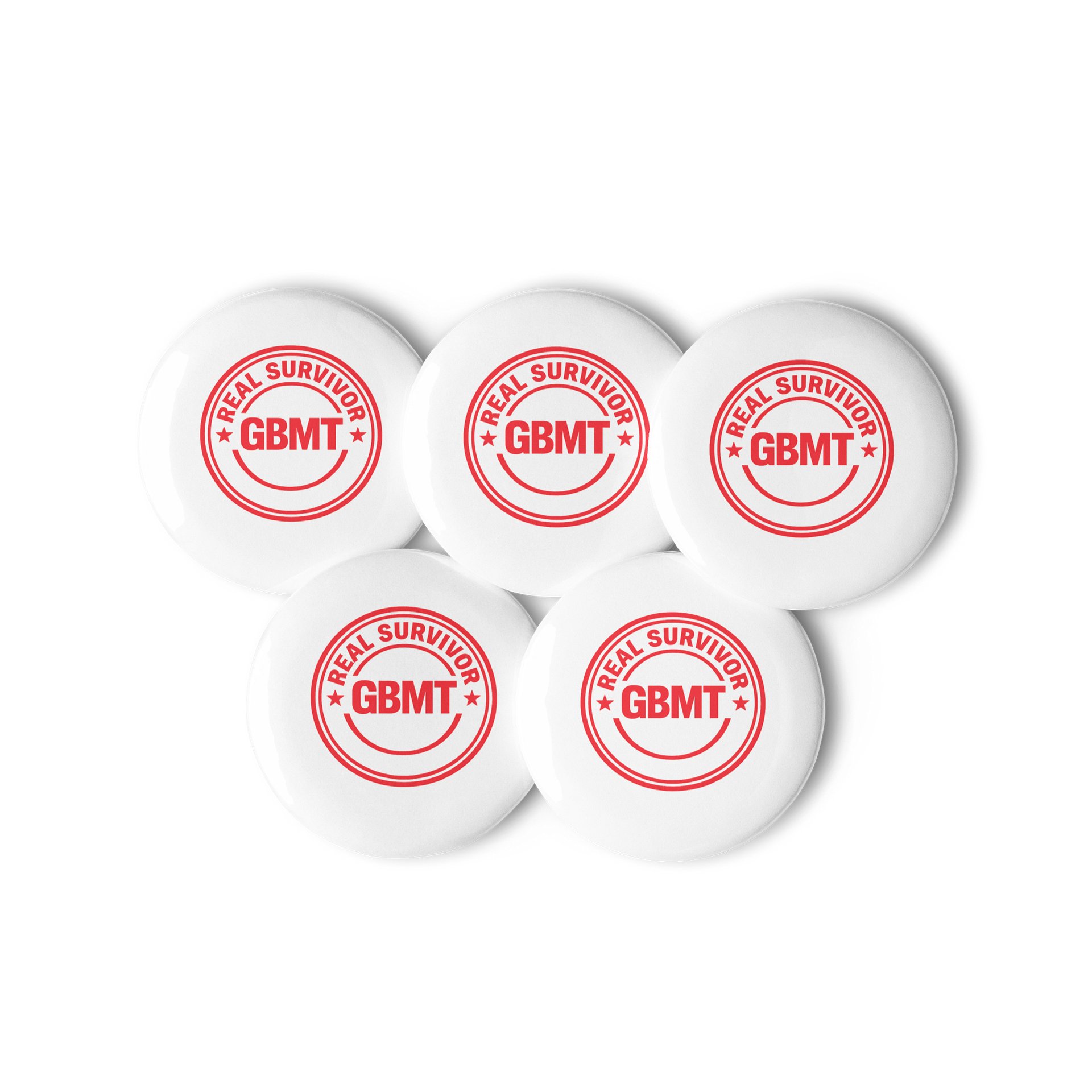 Real Survivor GBMT Pin Buttons Set product image (3)
