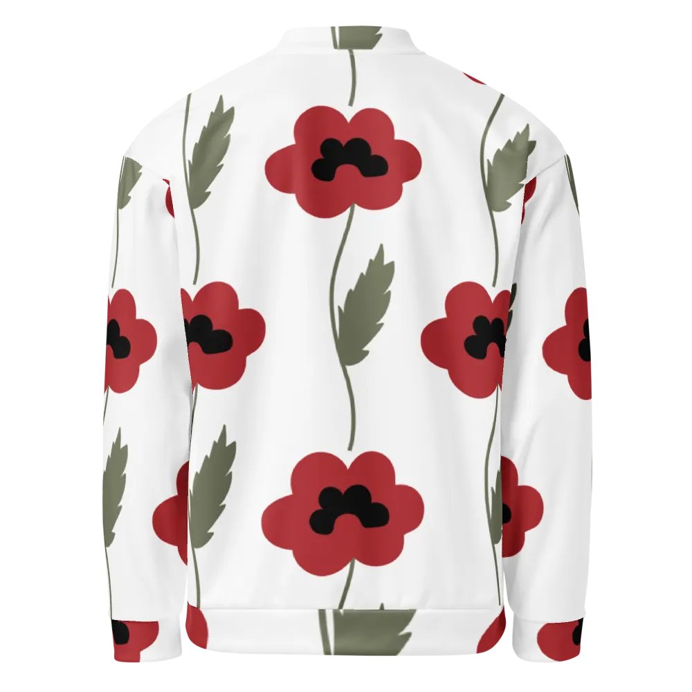 Blooming Elegance All-Over Print Bomber Jacket product image (2)
