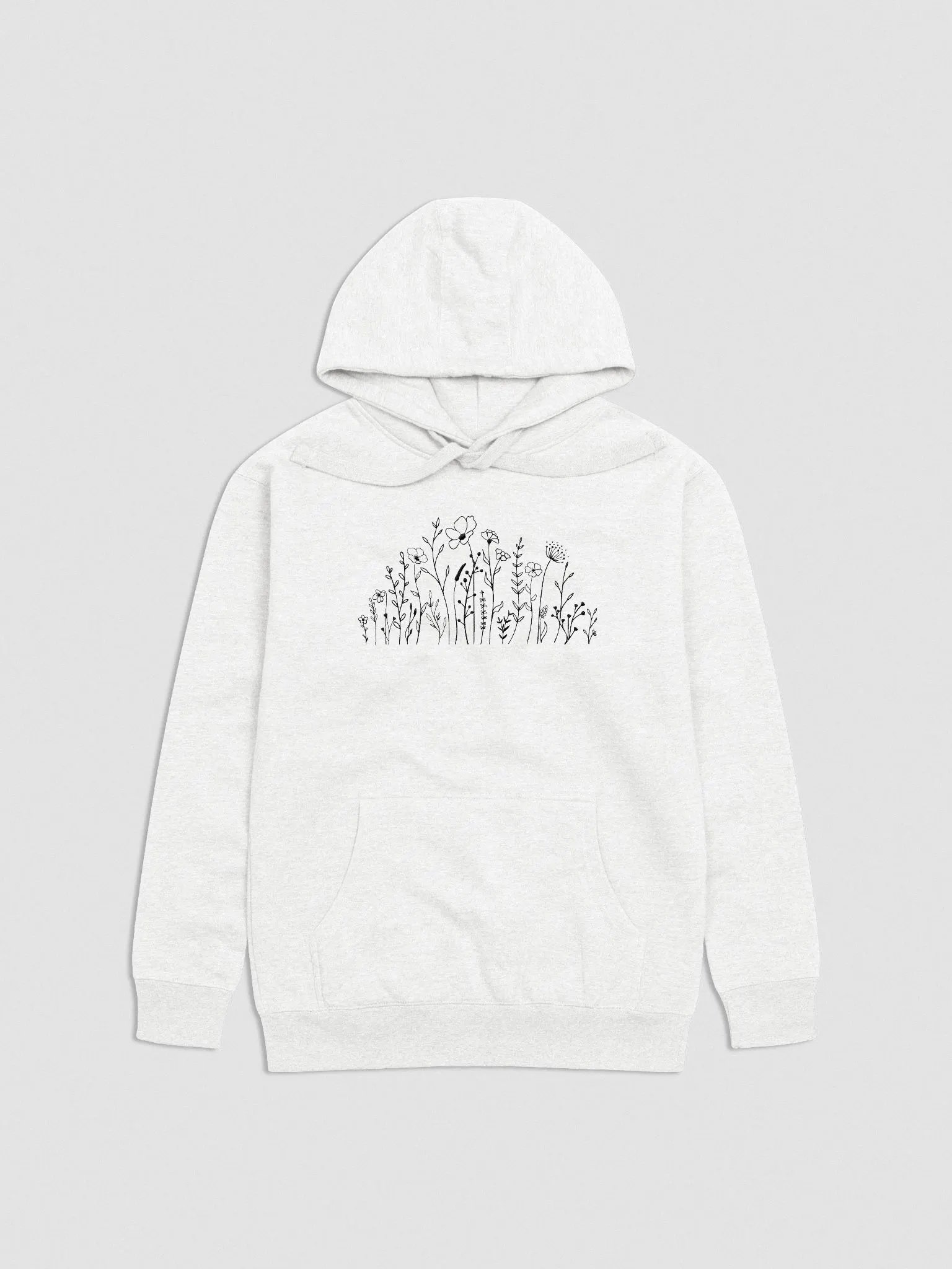 Embroidered Florals Comfort Unisex Hoodie product image (14)