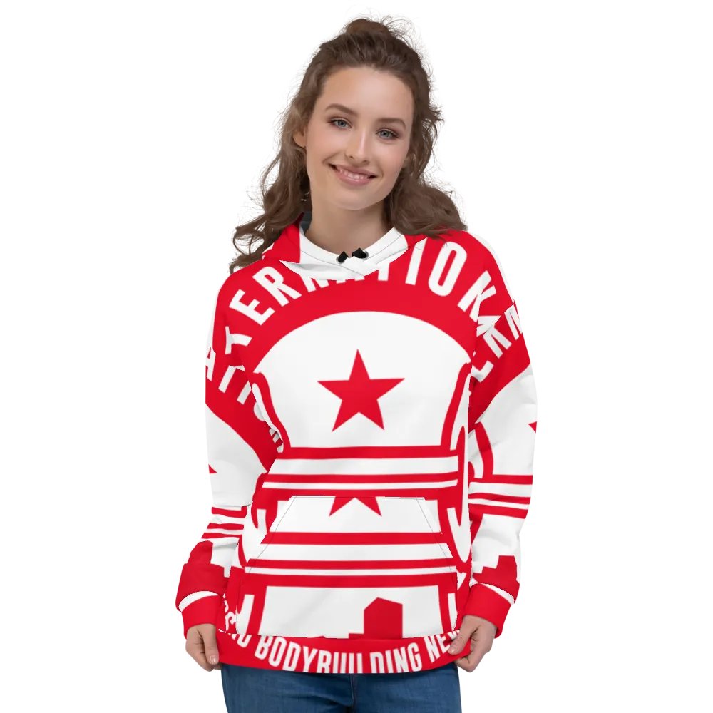 IFBNewsfeed.Org's All-Over Print Recycled Unisex Hoodie product image (3)