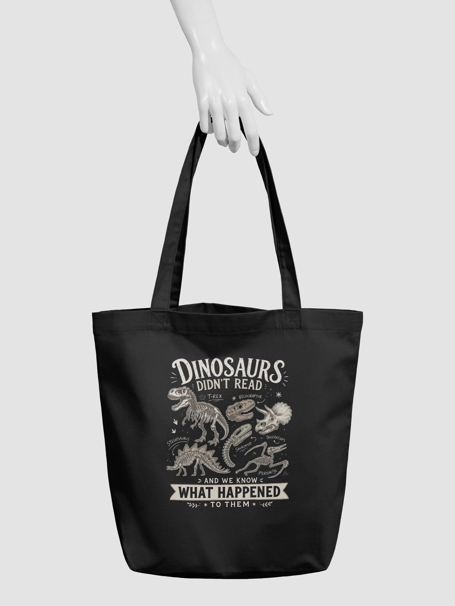 History Teacher Dinosaurs Didn’t Read Tote Bag product image (3)