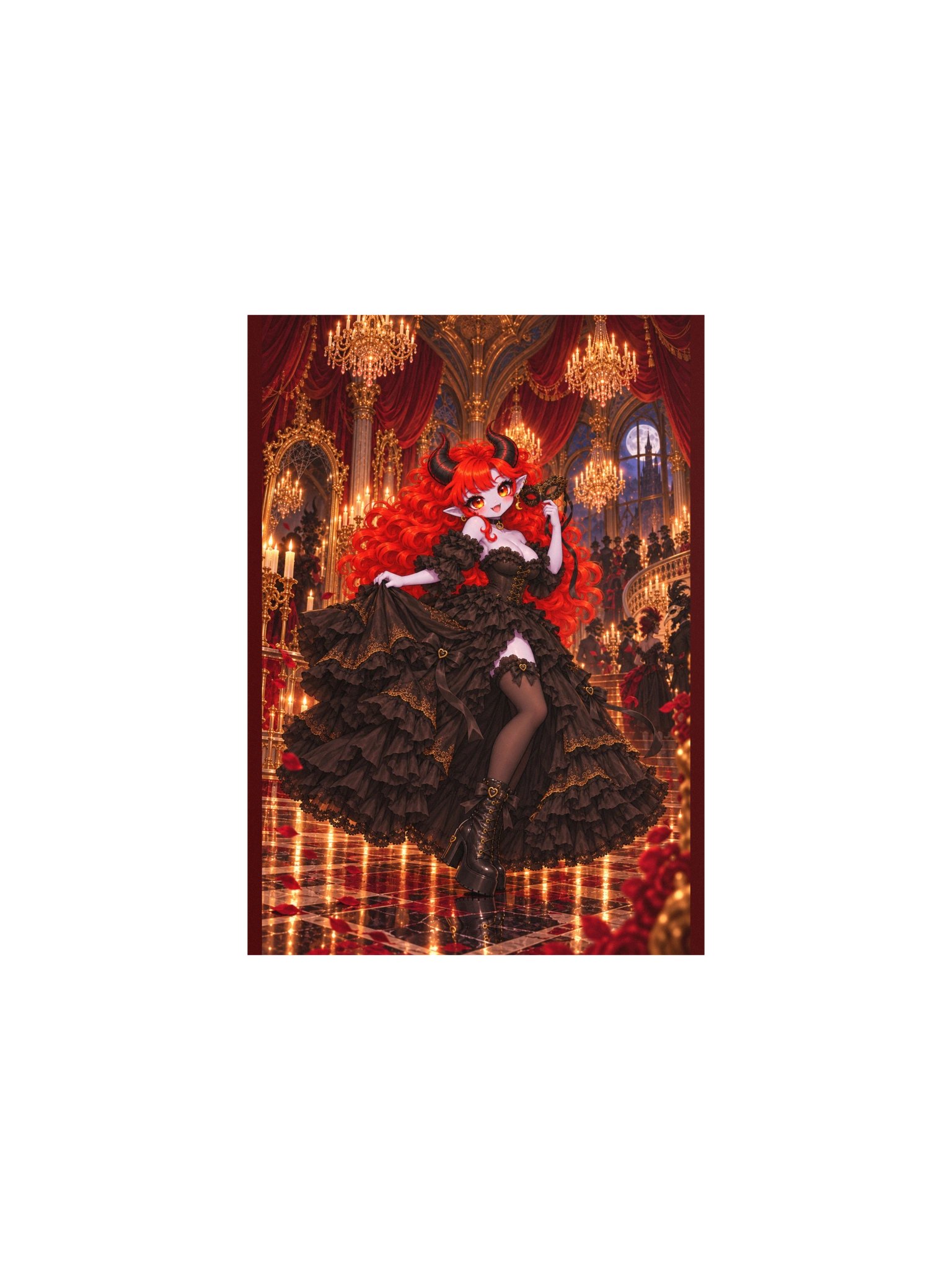 The Domain Gothic Masquerade Ballroom Anime Poster product image (4)