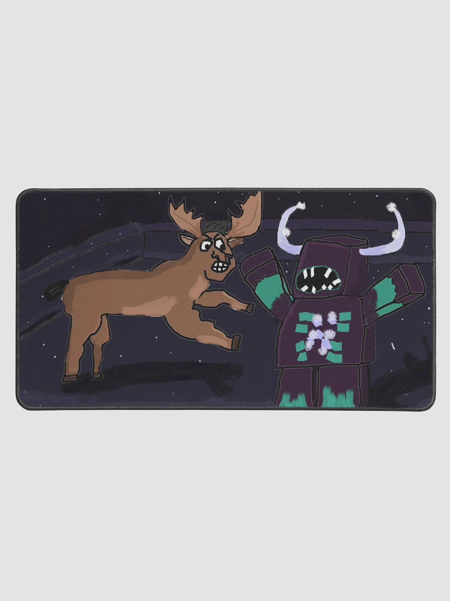 Body vs Warden Large Desk Mat product image (1)