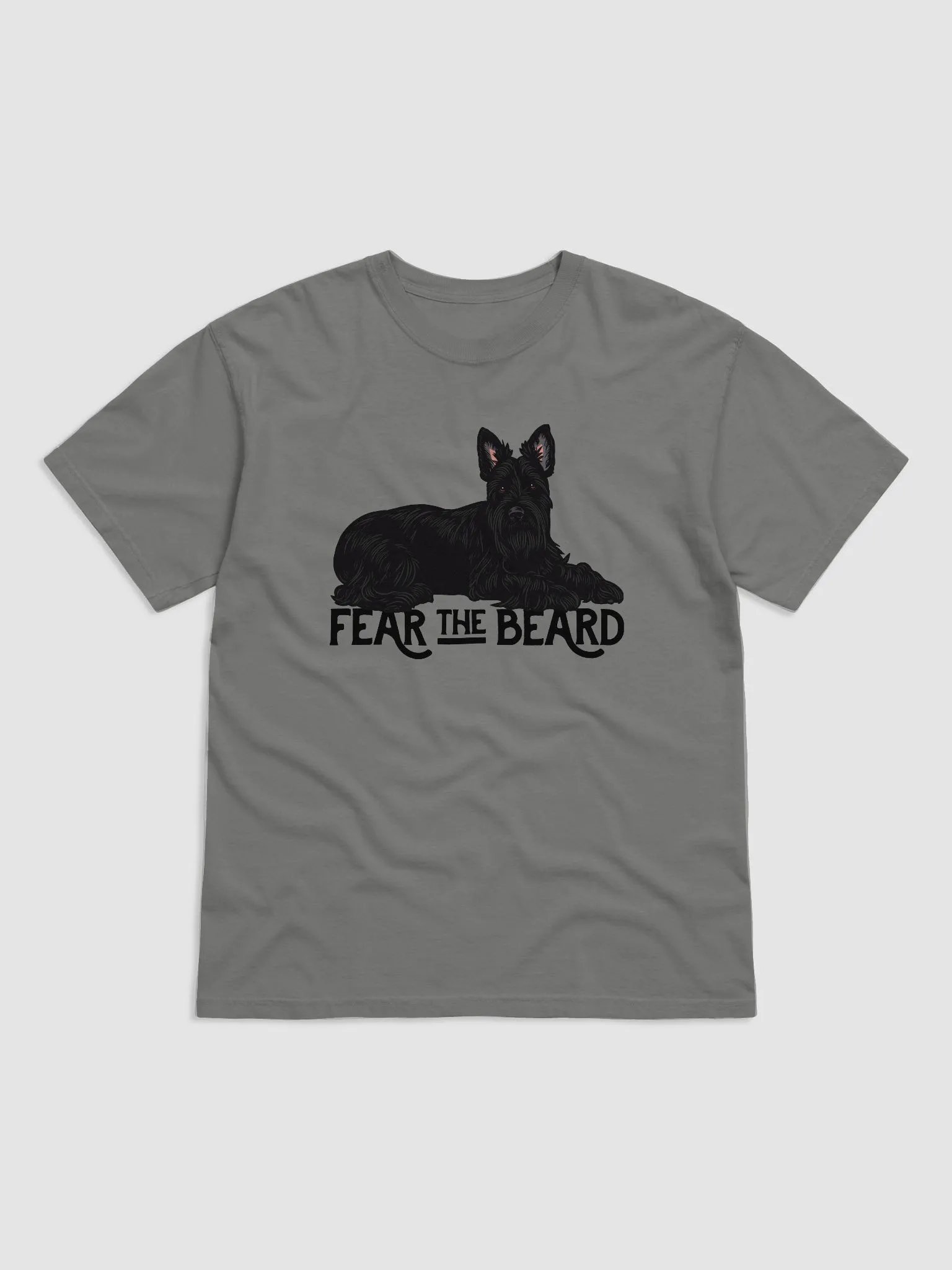 Fear the Beard T-Shirt of a Scottish Terrier | Funny T-Shirt for Bearded Dog Paw-rents product image (1)
