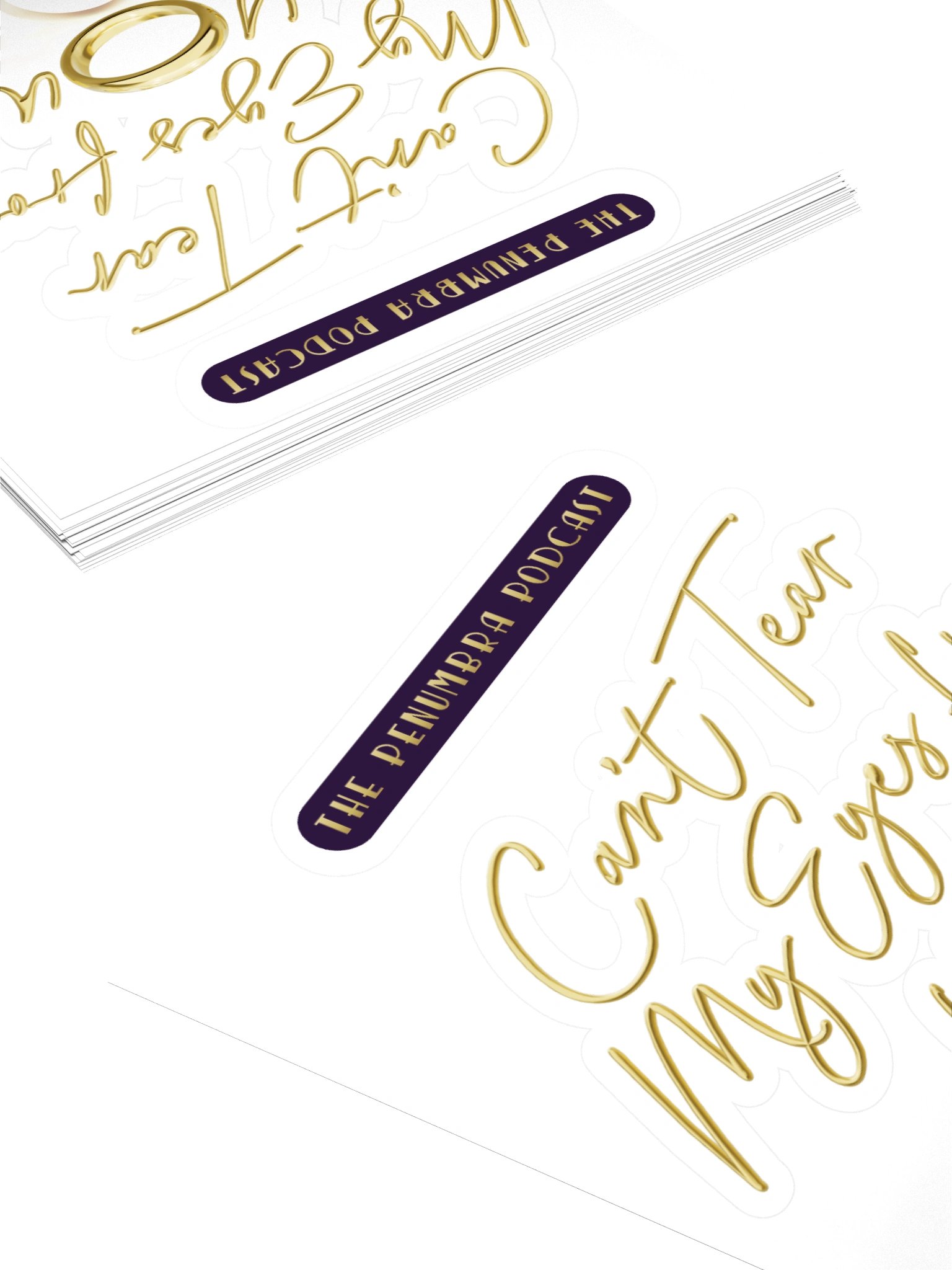 Cant Tear My Eyes from You Kiss-Cut Sticker product image (4)
