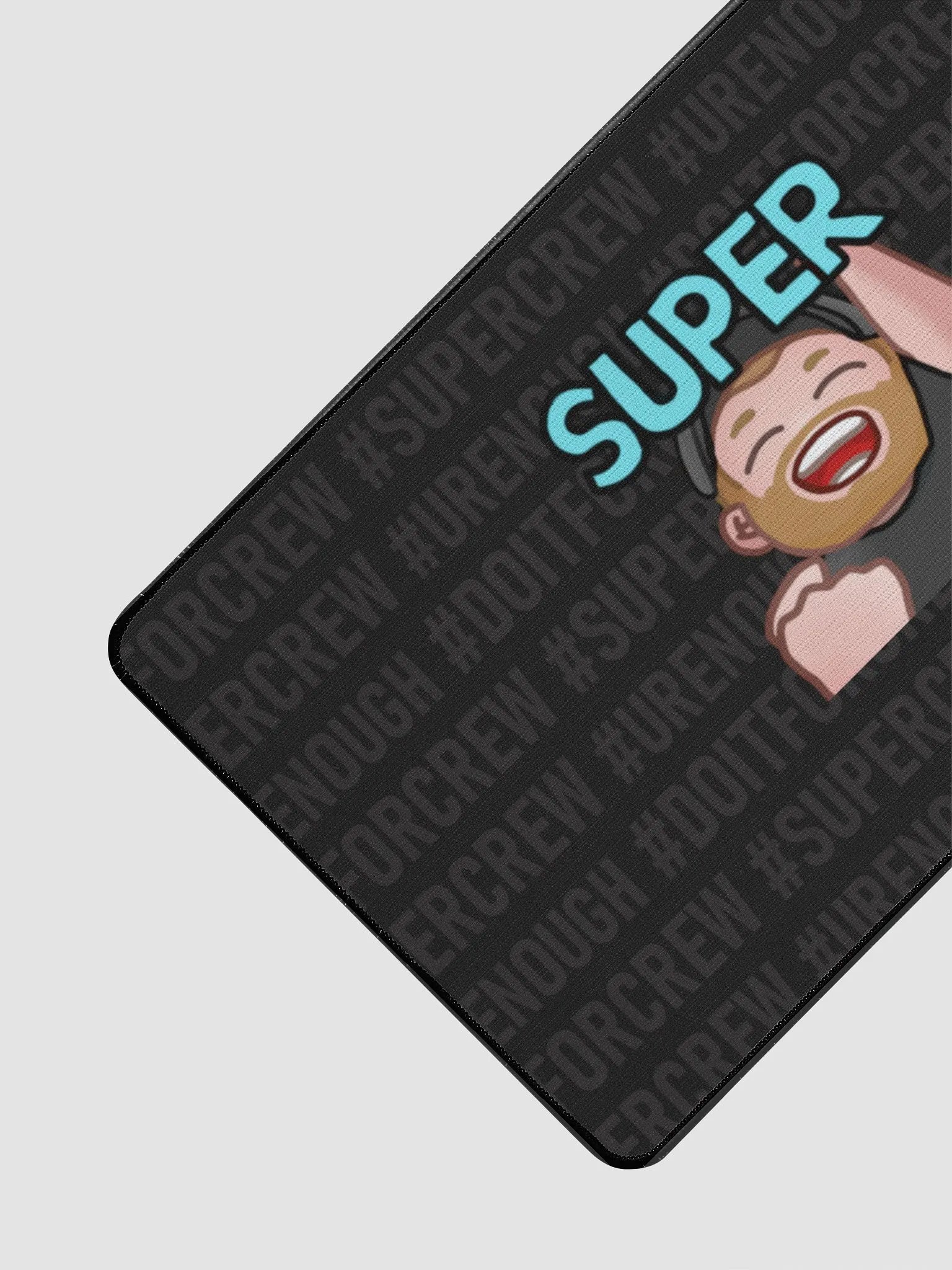 Super # - Black Desk Mat 12