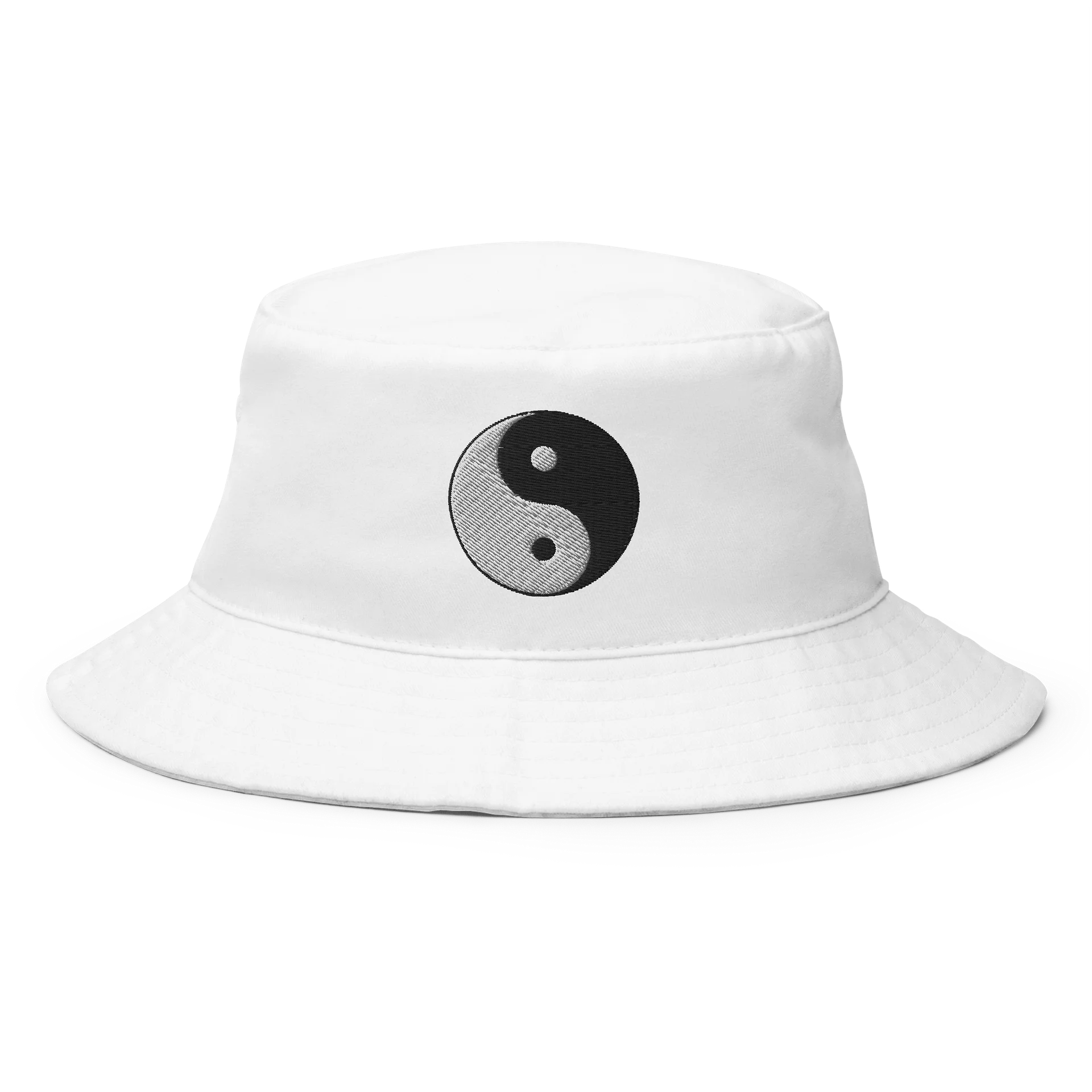 White Ying Yang Bucket Hat product image (1)
