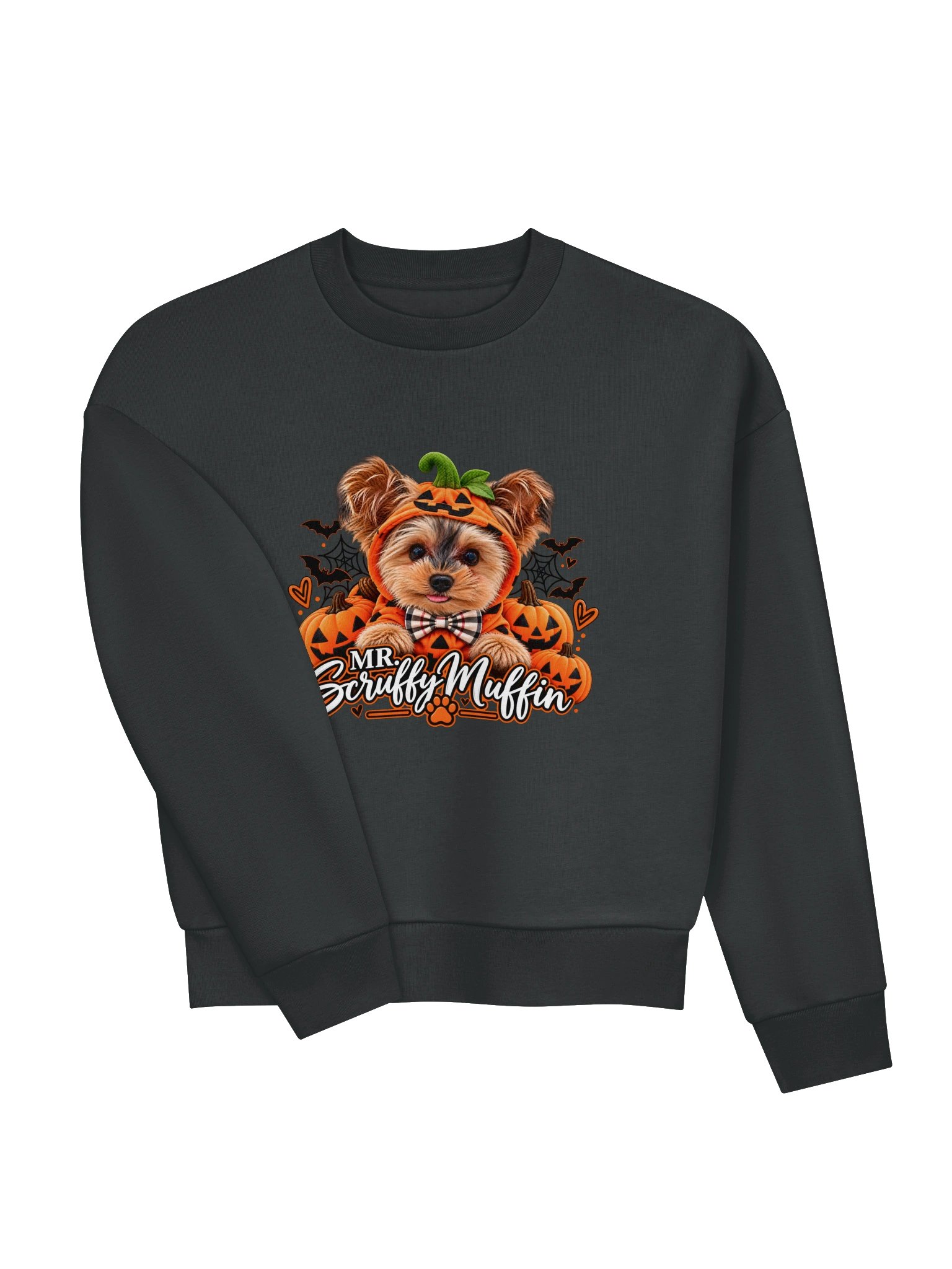 🎃🐾 Mr. Scruffy Muffin Halloween Heavyweight Sweatshirt product image (3)