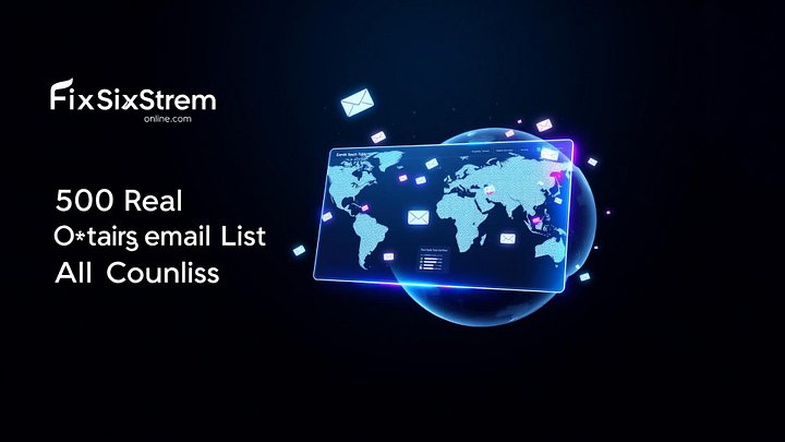 500 Real and Organic Email List (ALL COUNTIES) product image (1)