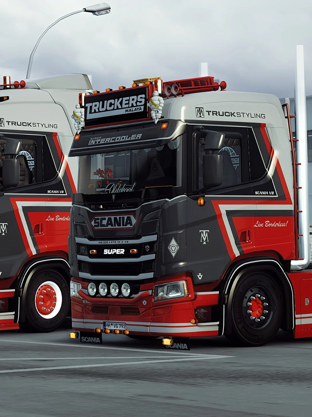 Early Access! ETS2 TM Scania R & S Next Gen 2016 Skin Pack (Glossy & Matte) Changeable Multicolor Skin Pack + Trailer skin product image (4)