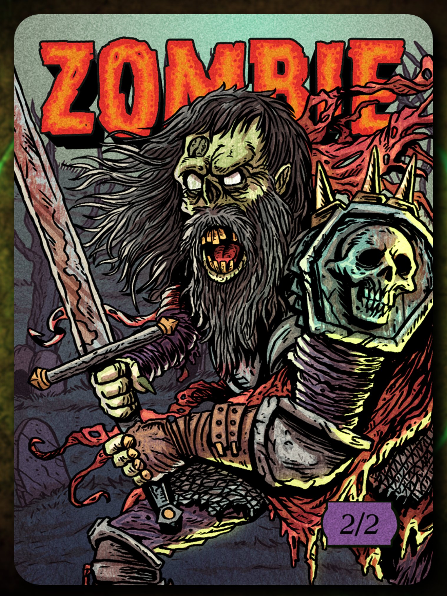 Zombie 2/2 Full Art Token product image (1)