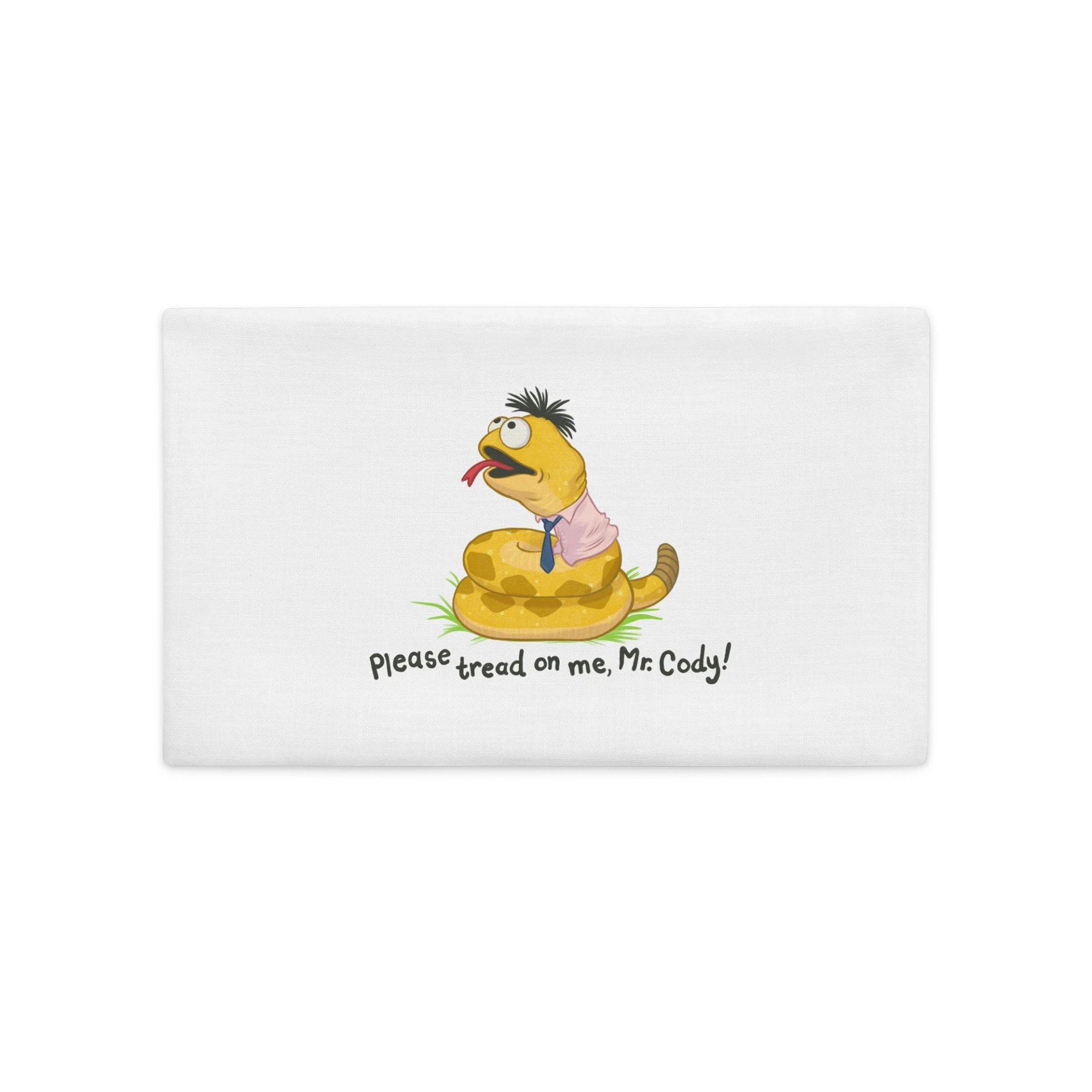 Warmbo "Please Tread On Me" Pillowcase product image (1)