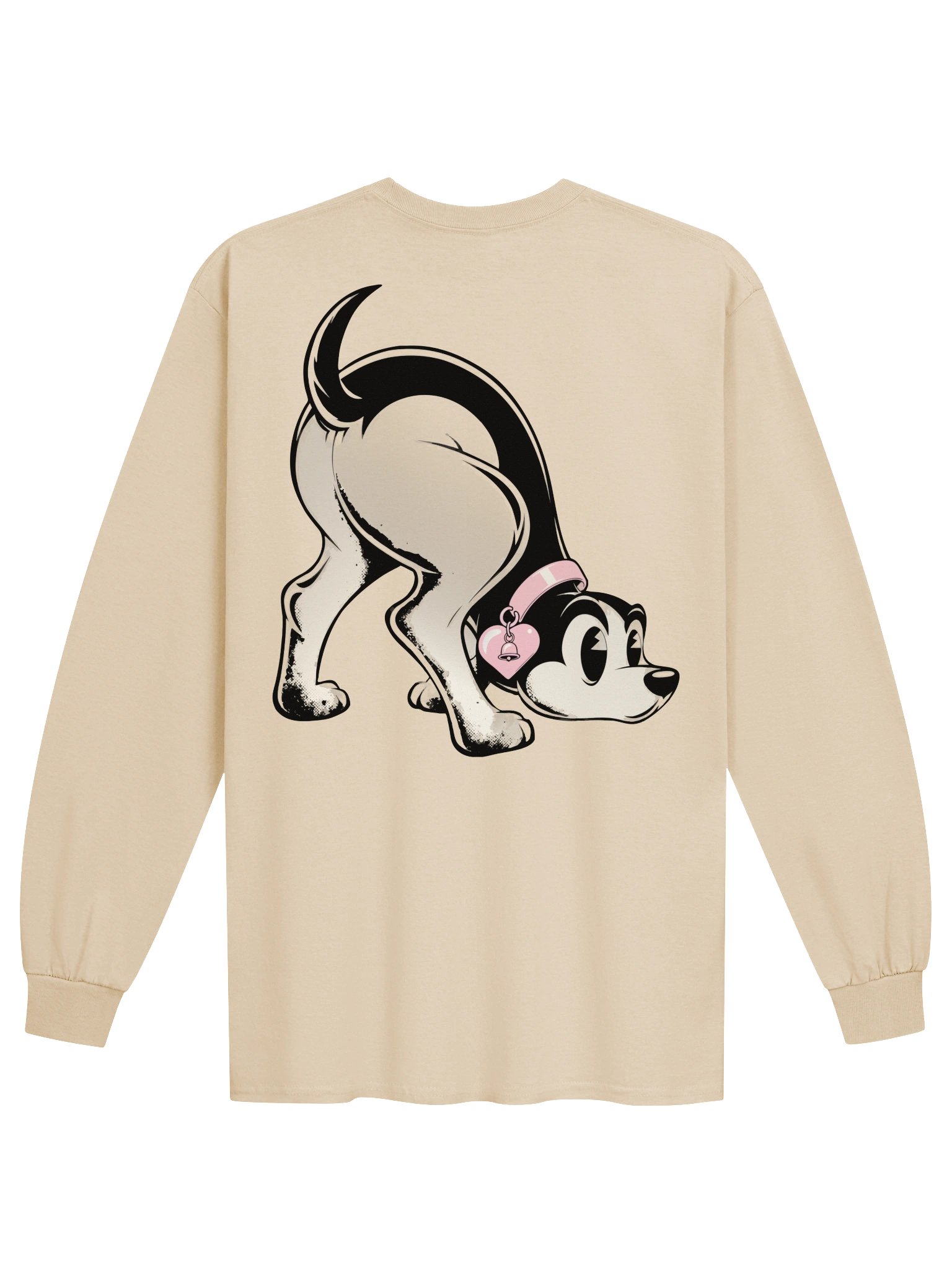 Morning Walk Payload | Heavyweight Boxy Long Sleeve | Brutalist Cute product image (3)