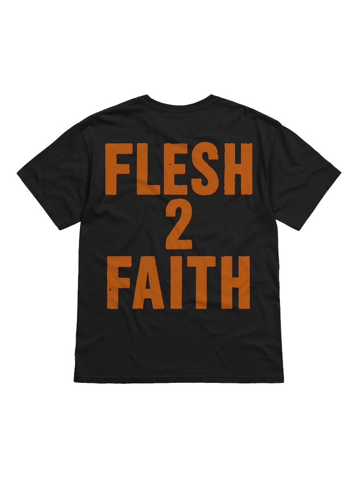 From Flesh 2 Faith — Logo Tee (Orange) product image (2)
