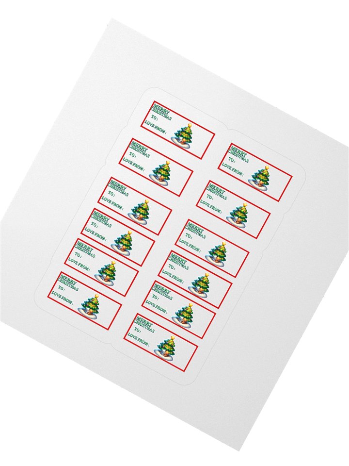 FESTIVE TEDDY BEAR HUGCHRISTMAS GIFT TAG SET product image (2)