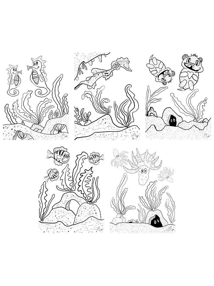 TSStechAngel's World - Coloring Page Bundle 5 product image (1)