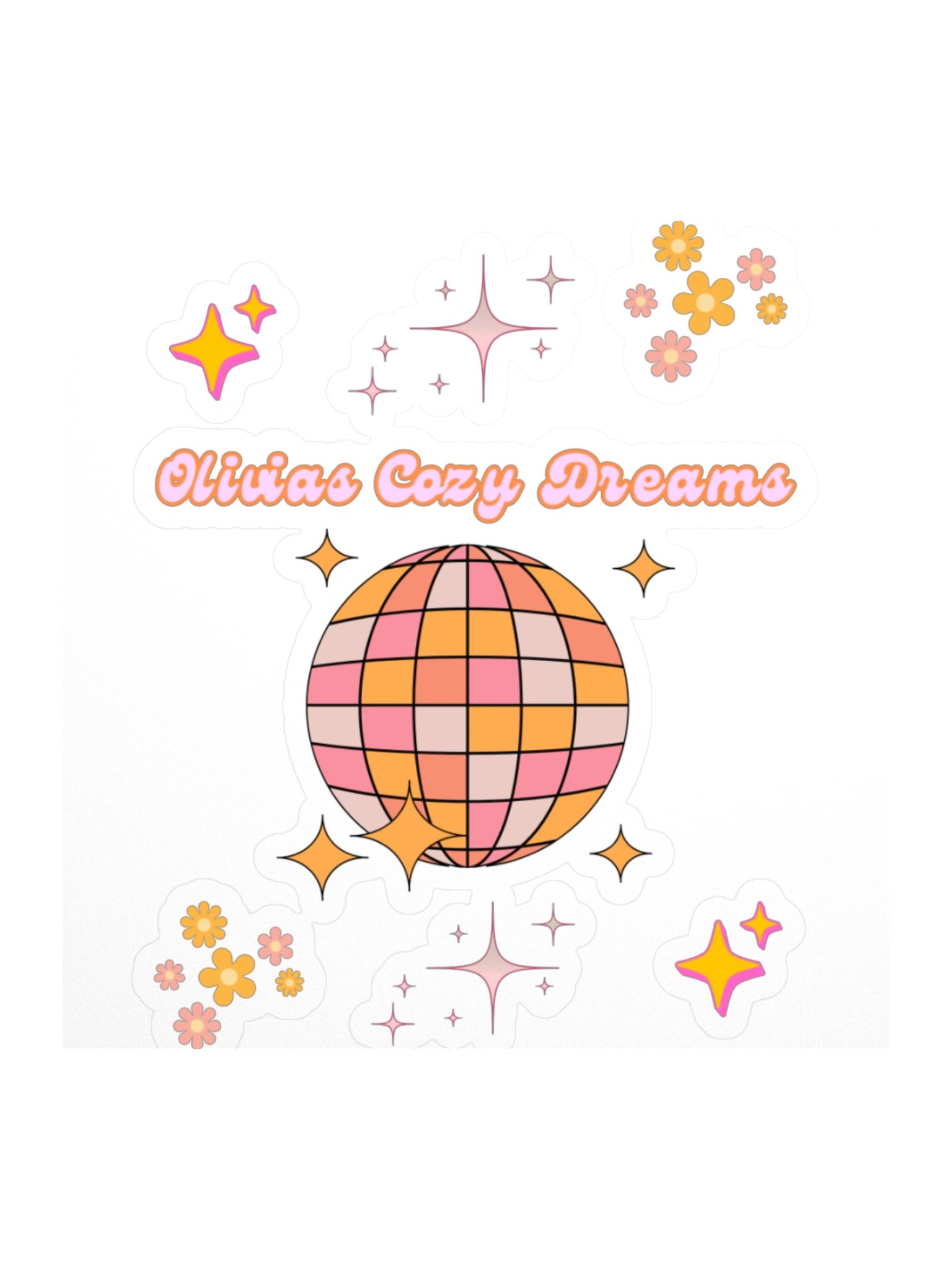 Olivias Cozy Dreams | Retro Sticker product image (1)