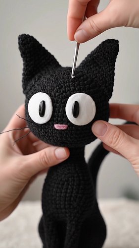 Diese kleine schwarze Häkelkatze muss man einfach lieben!
🛍️ https://crochetzauber.shop

#Germany #USA #Canada #CrochetZauber...